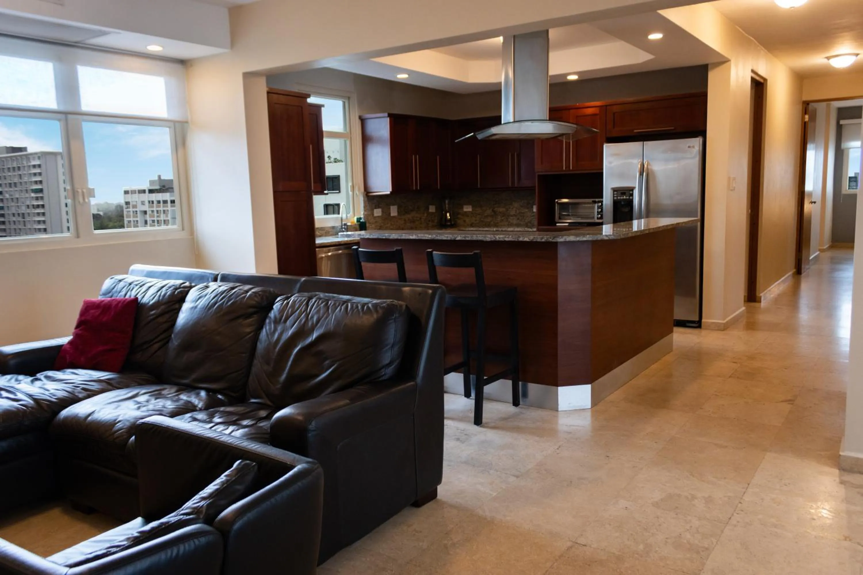 Kitchen or kitchenette in Ciqala Suites Hotel - San Juan