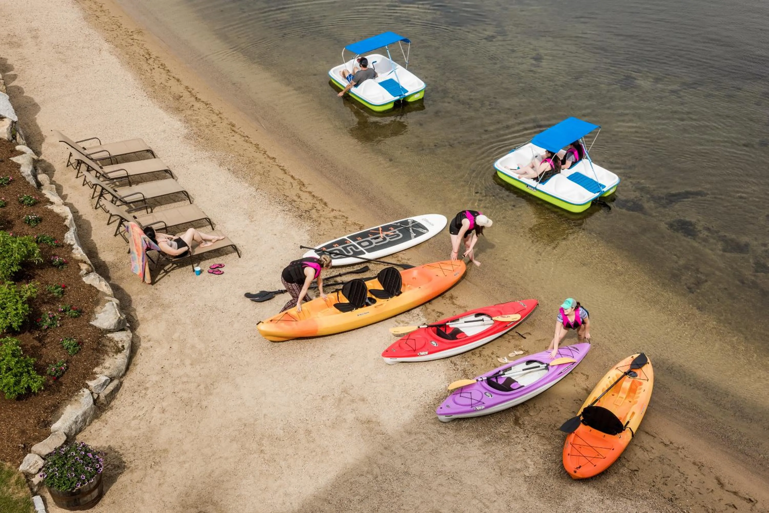 Beach in Center Harbor Inn