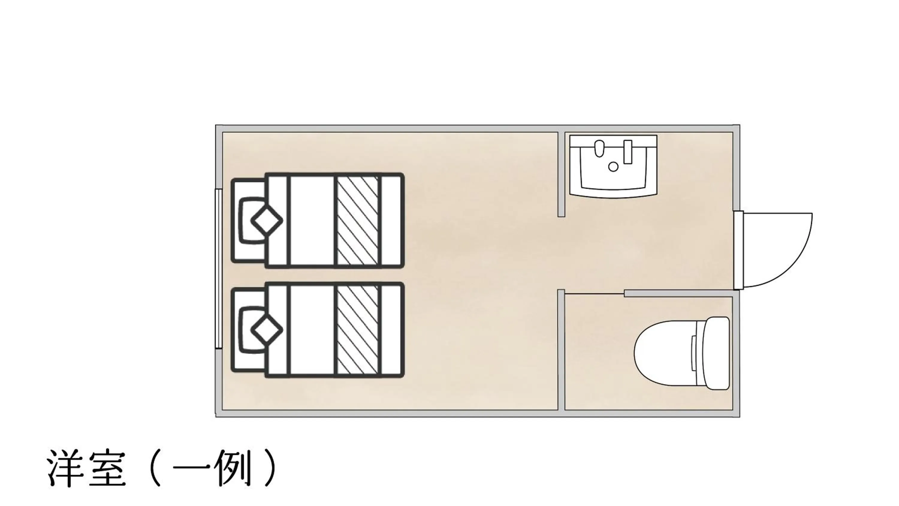 Photo of the whole room in Jomon no Yado Manten