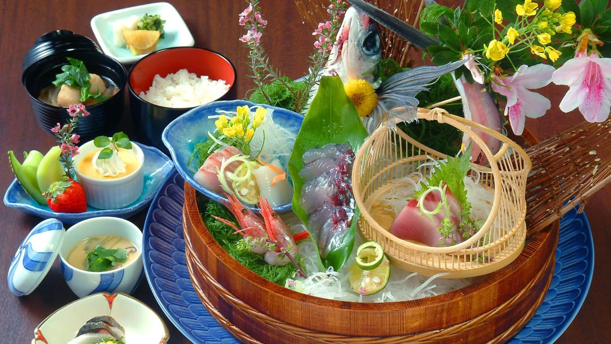 Dinner in Jomon no Yado Manten