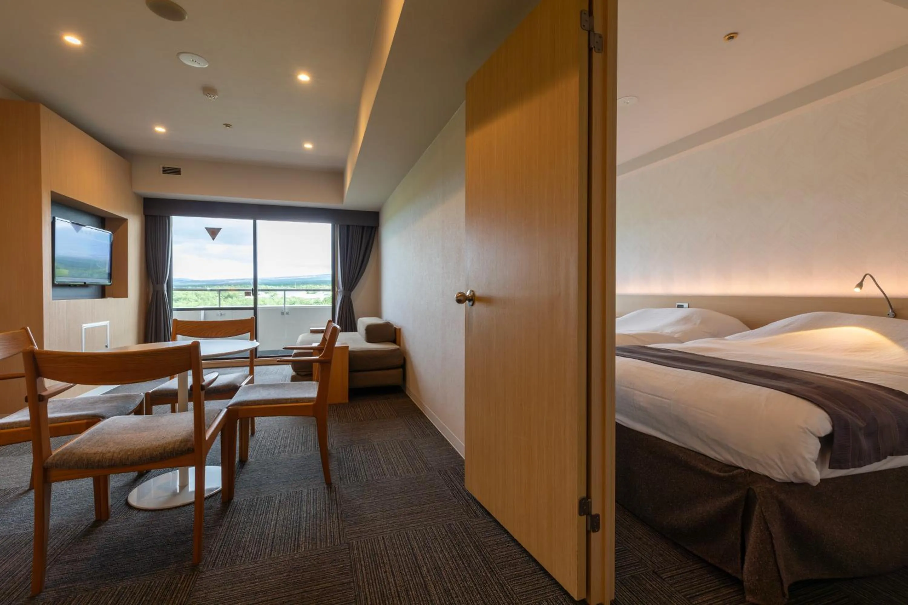 Bed in Hotel Regina Kawaguchiko