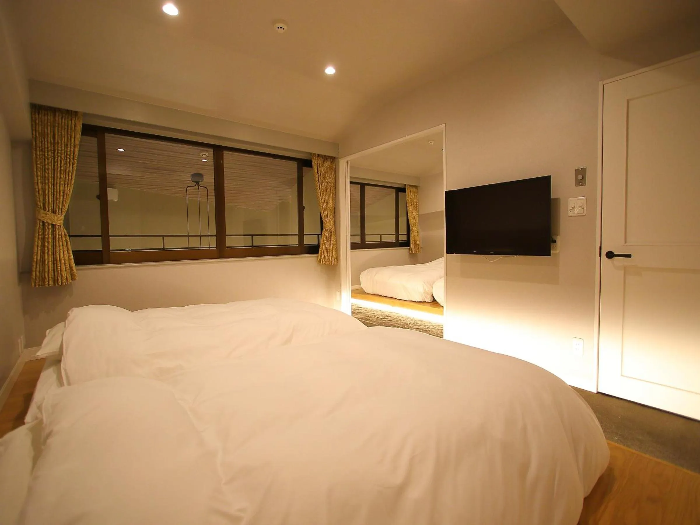 Bed in Hotel Regina Kawaguchiko