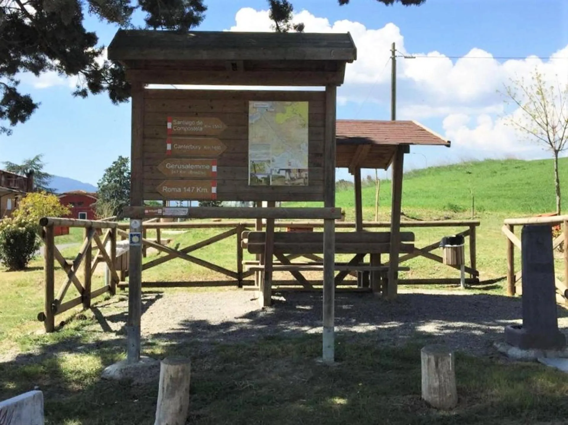 Street view in Francigena