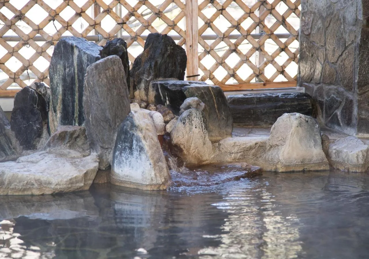 Open Air Bath in Itoen Hotel Shiobara