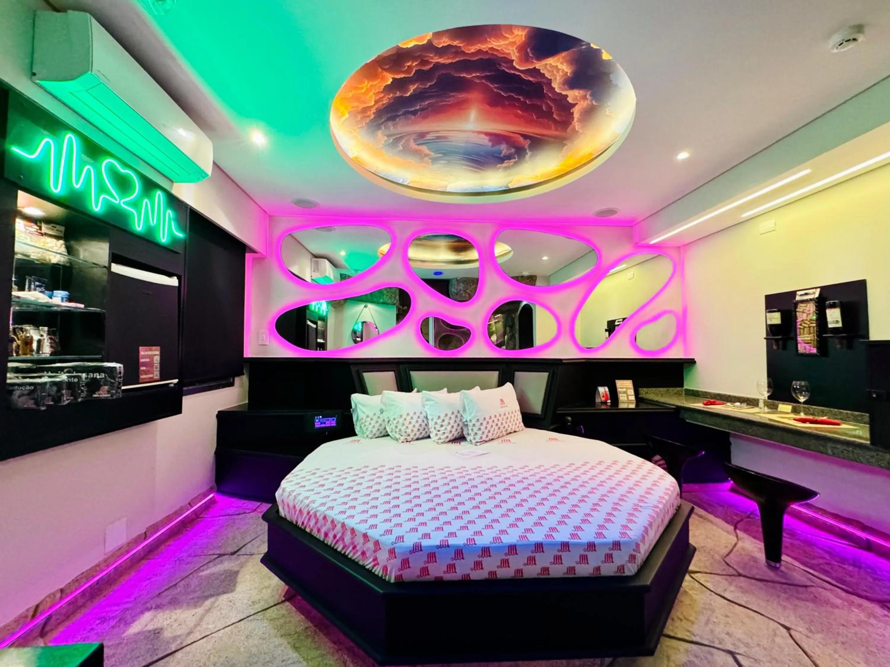 Bedroom, Bed in Cachoeiras Motel - Hotel