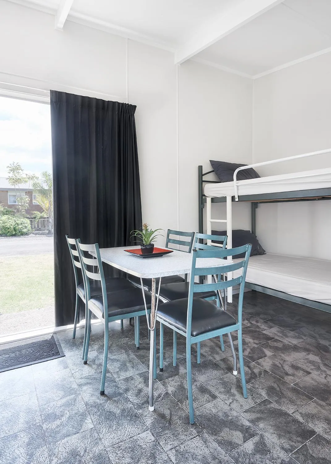 Dining area in Mercury Bay Holiday Park