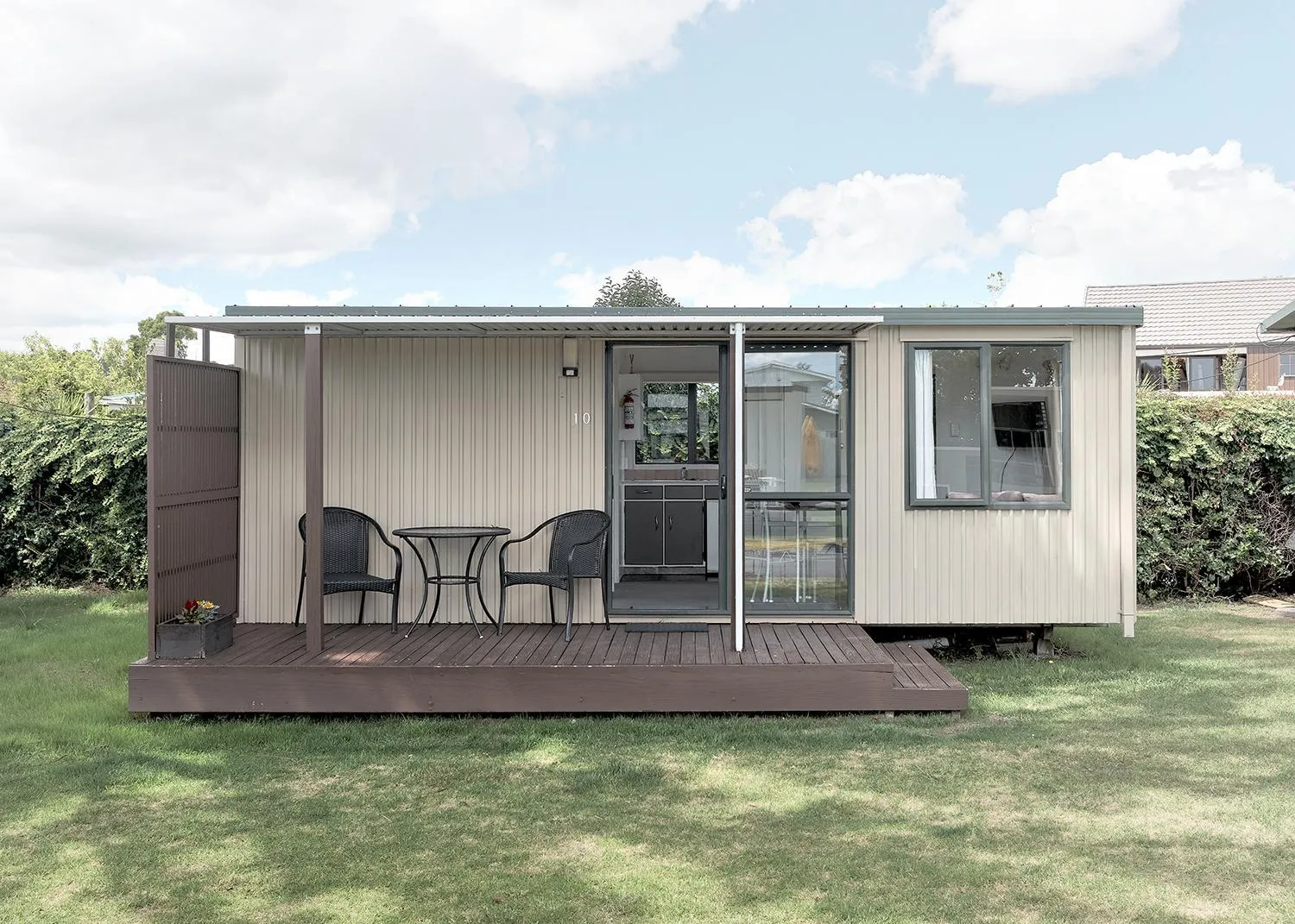 Patio in Mercury Bay Holiday Park