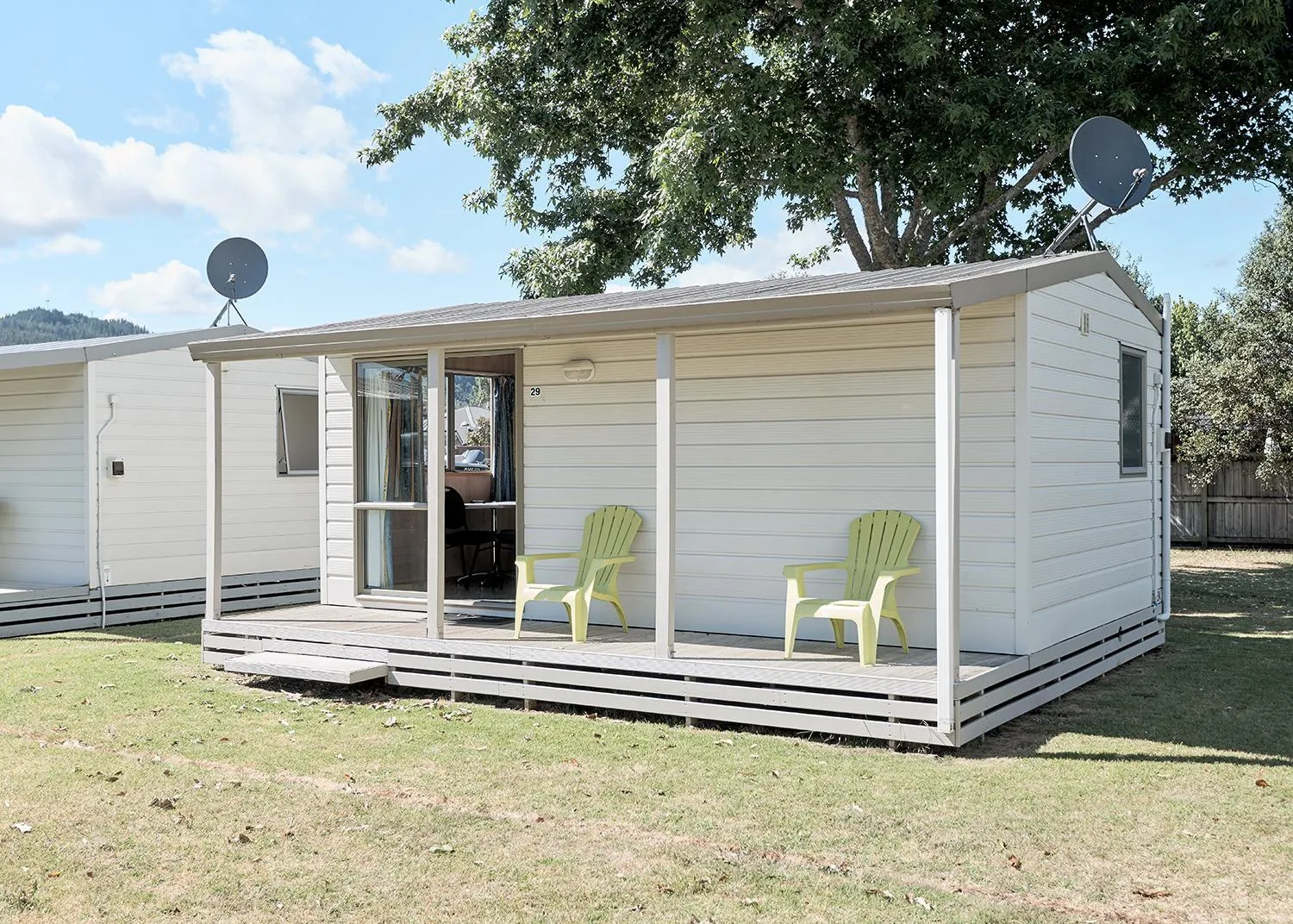 Patio in Mercury Bay Holiday Park