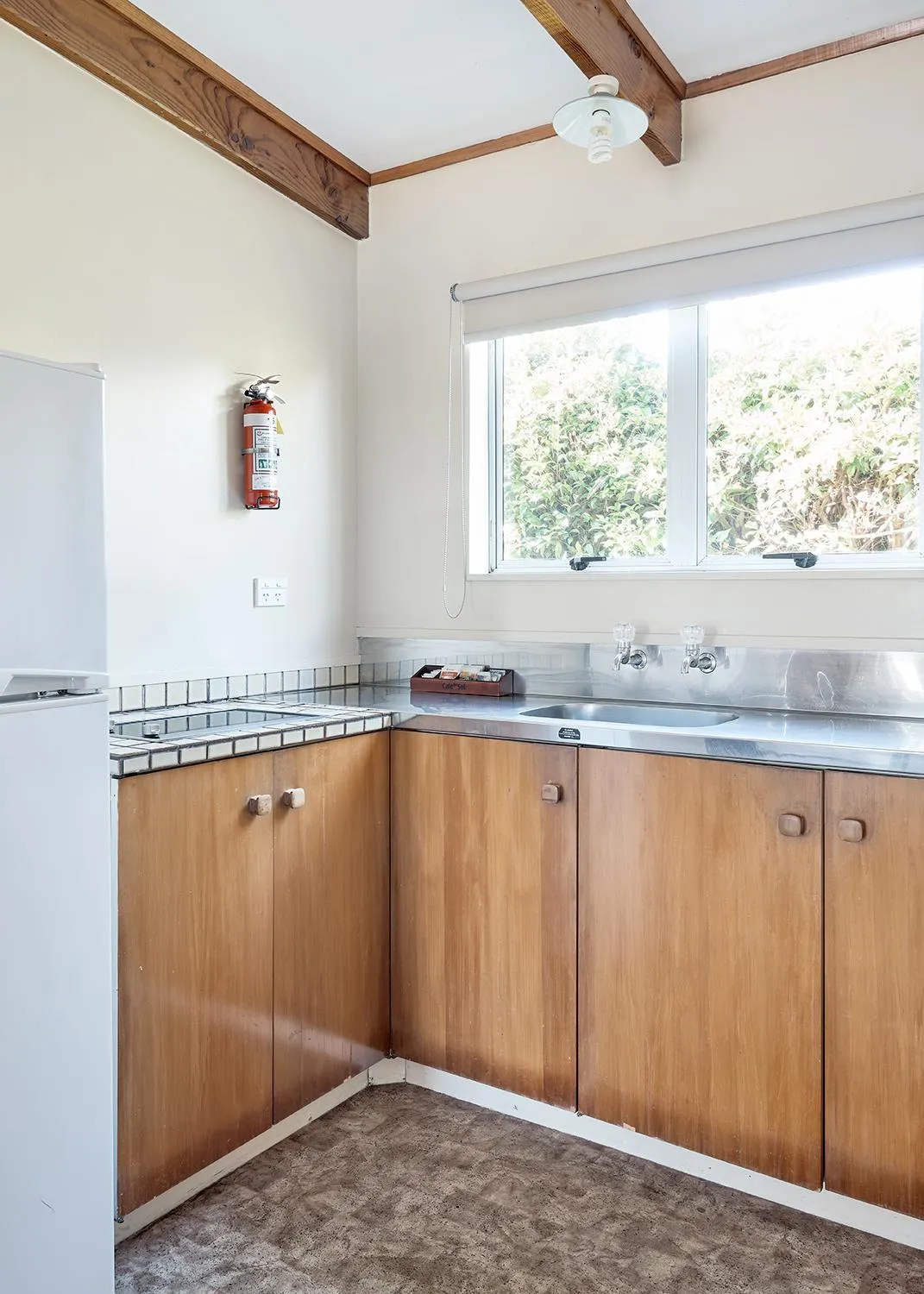 Kitchen or kitchenette in Mercury Bay Holiday Park