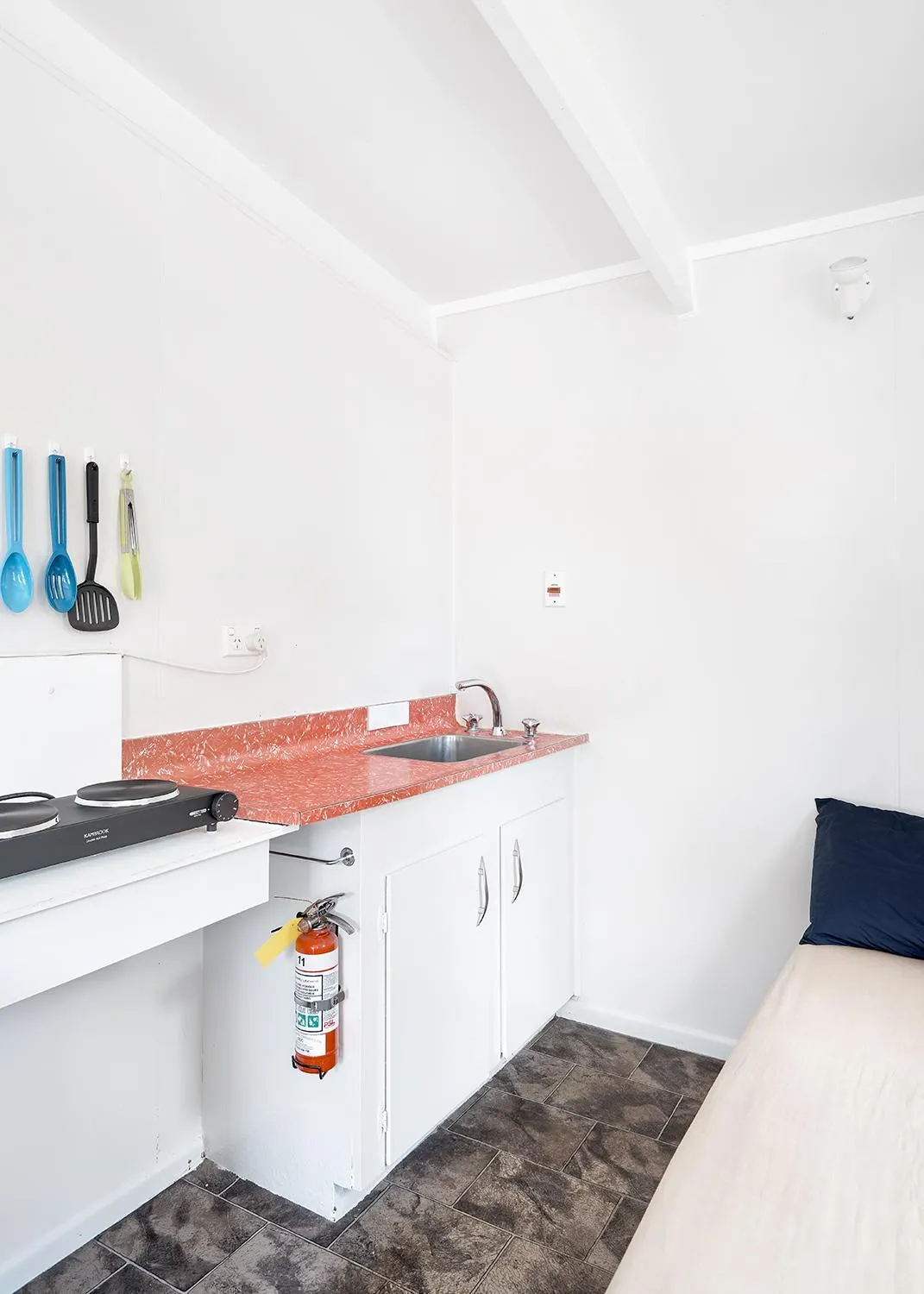 Bed in Mercury Bay Holiday Park