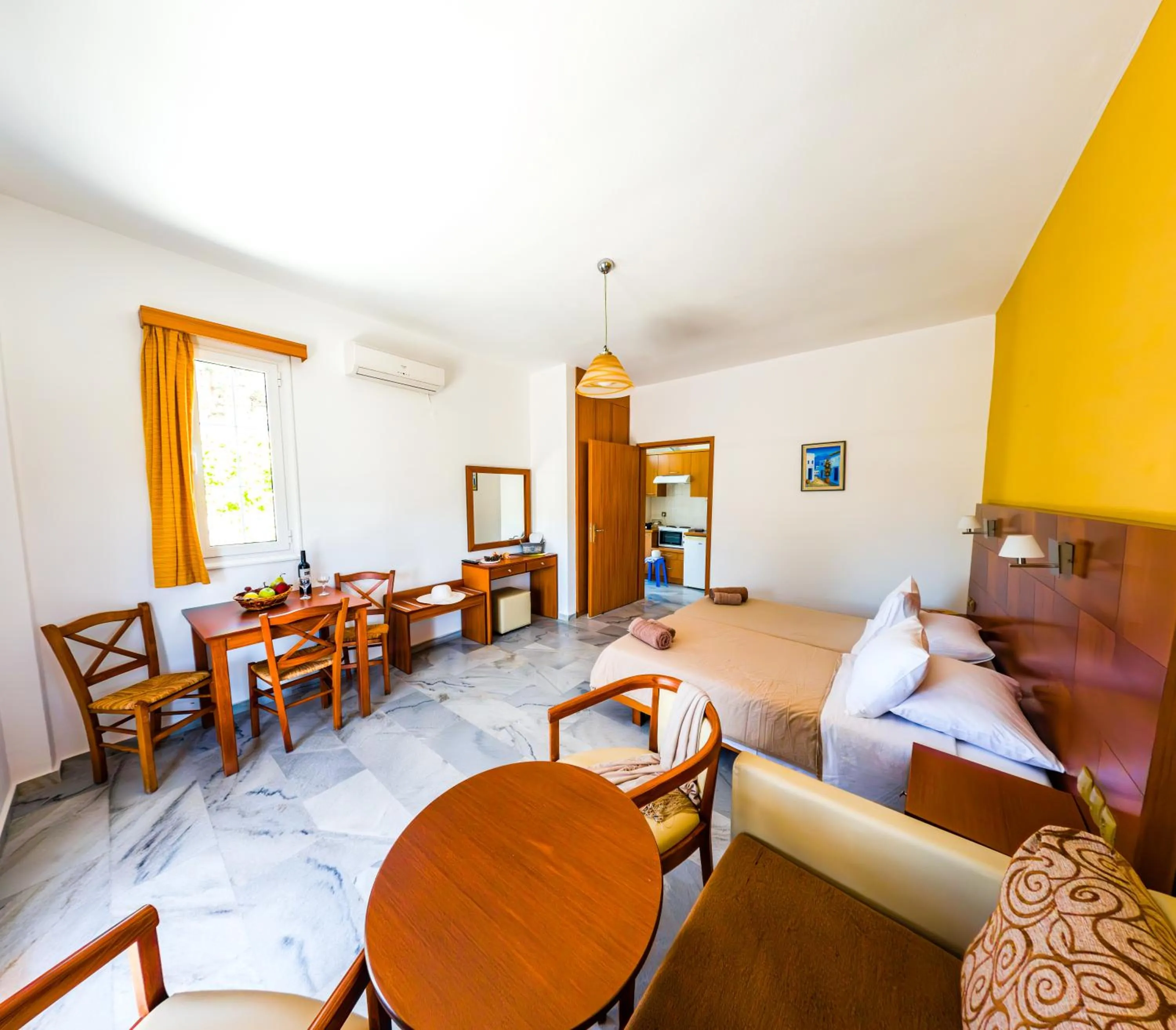 Seating area in Anna Ageliki