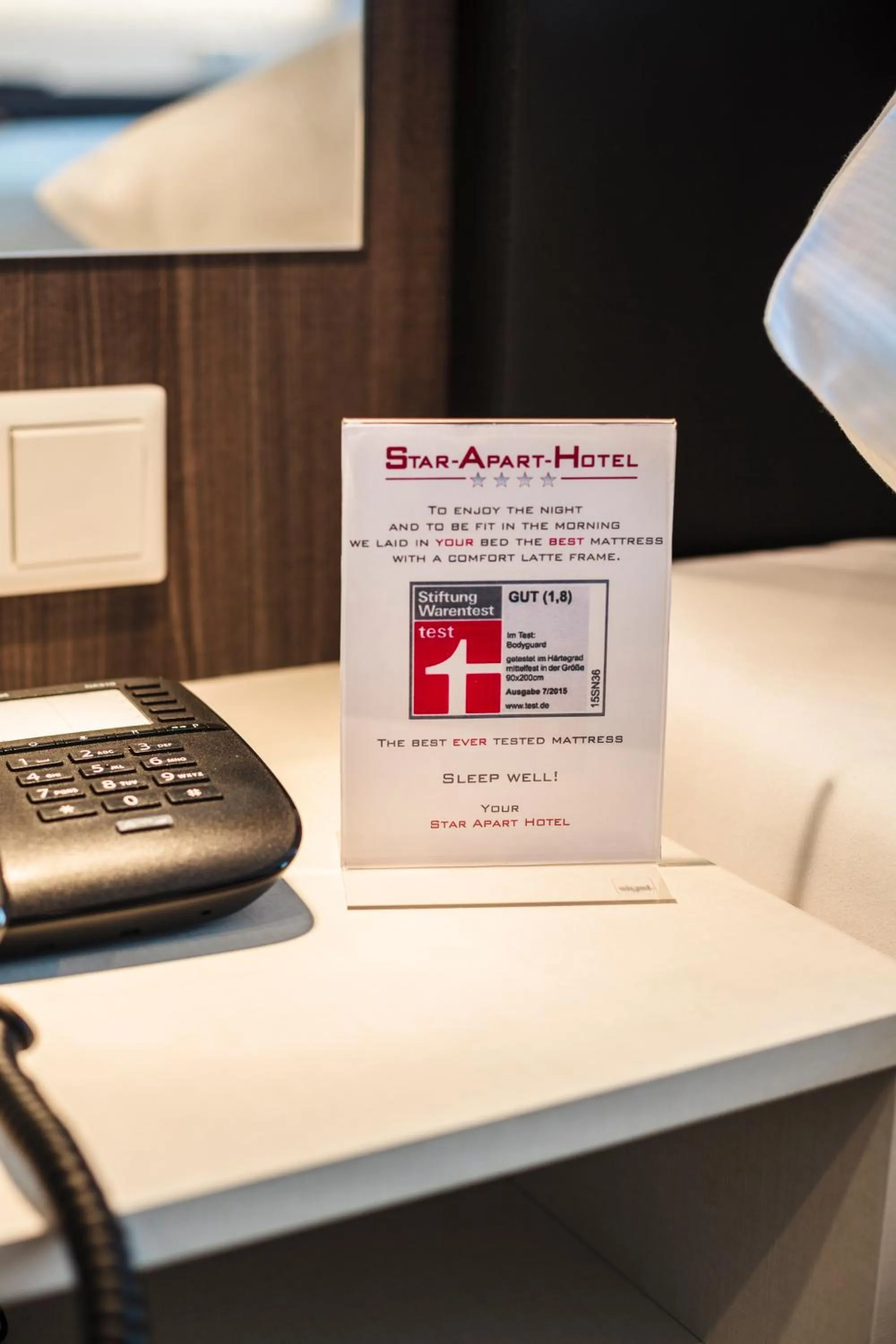 Decorative detail in Star Apart Hotel Sachsenhausen