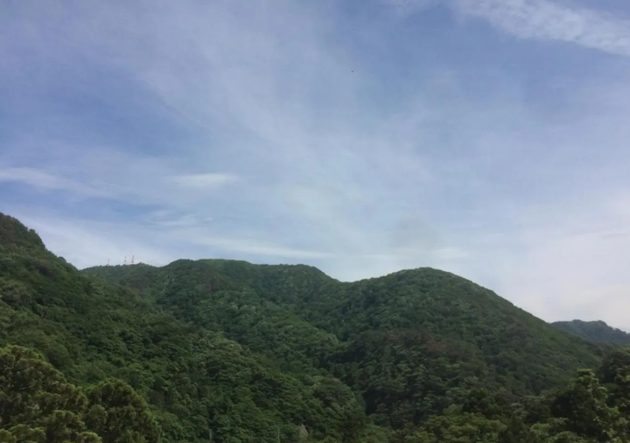 Mountain view in Higashiyama Park Hotel Shinfugetsu