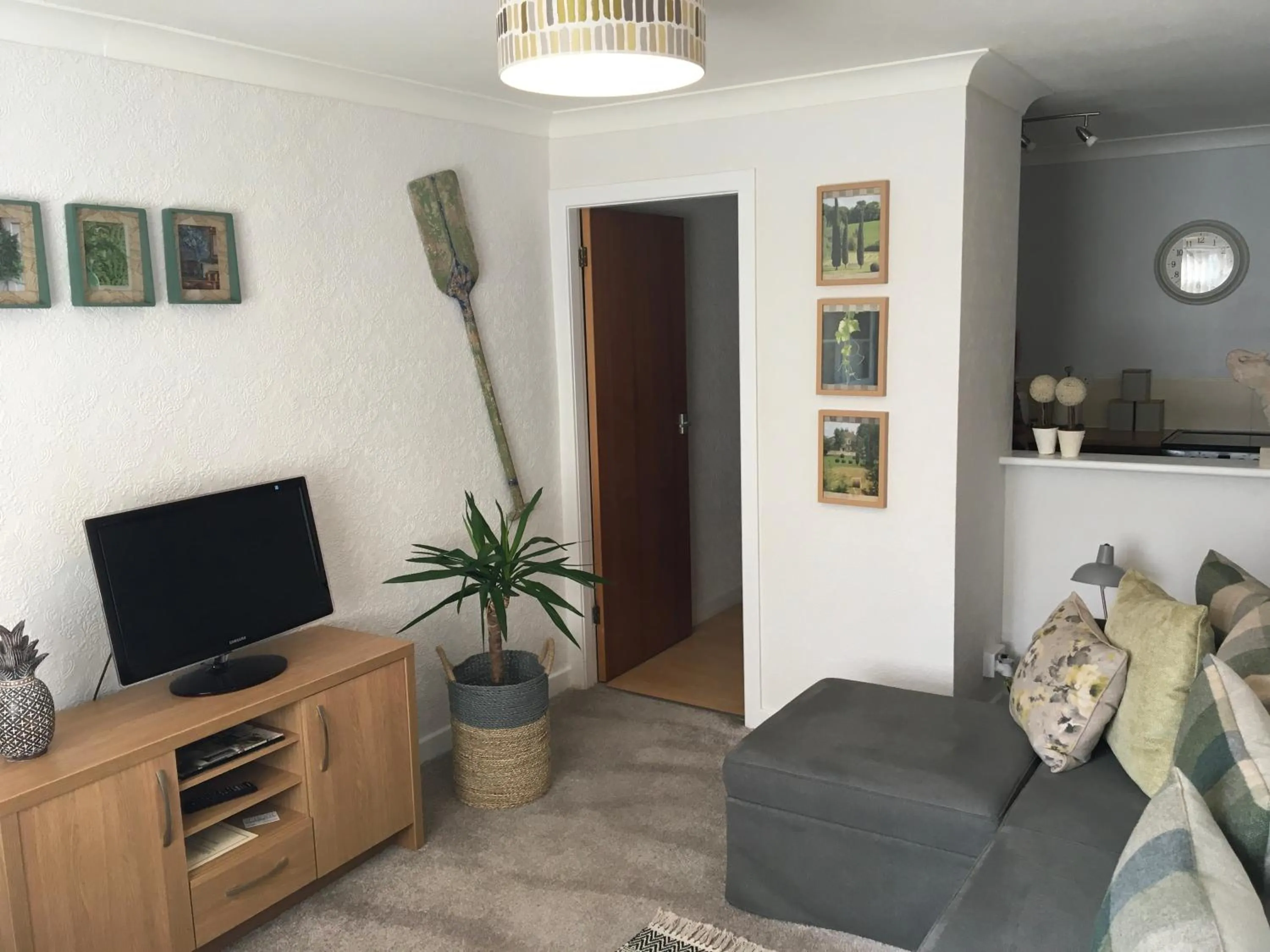 Living room in Mode - The Old School House