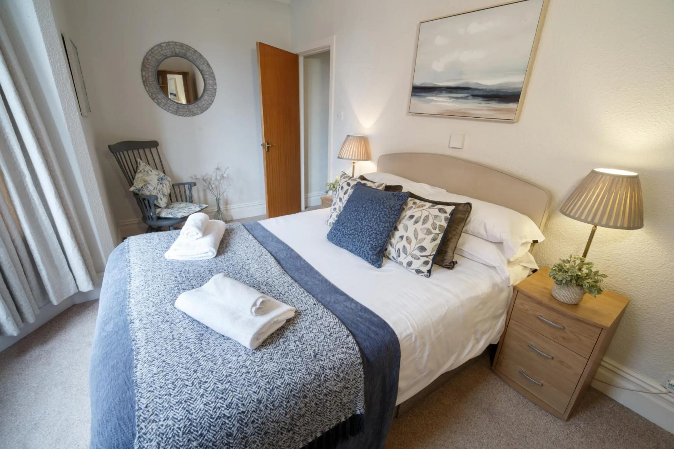 Bedroom in Mode - The Old School House