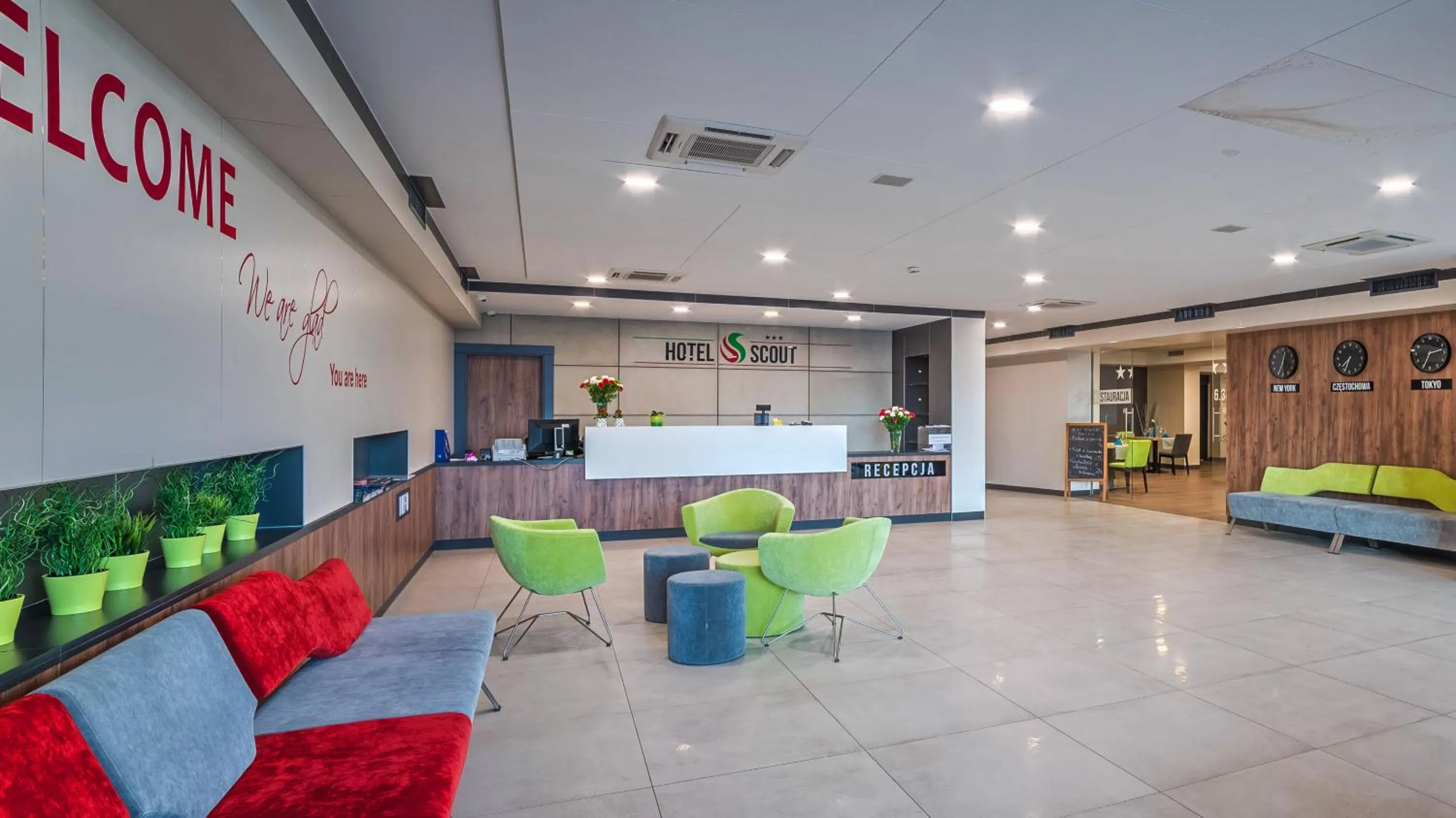 Lobby or reception in Hotel Scout