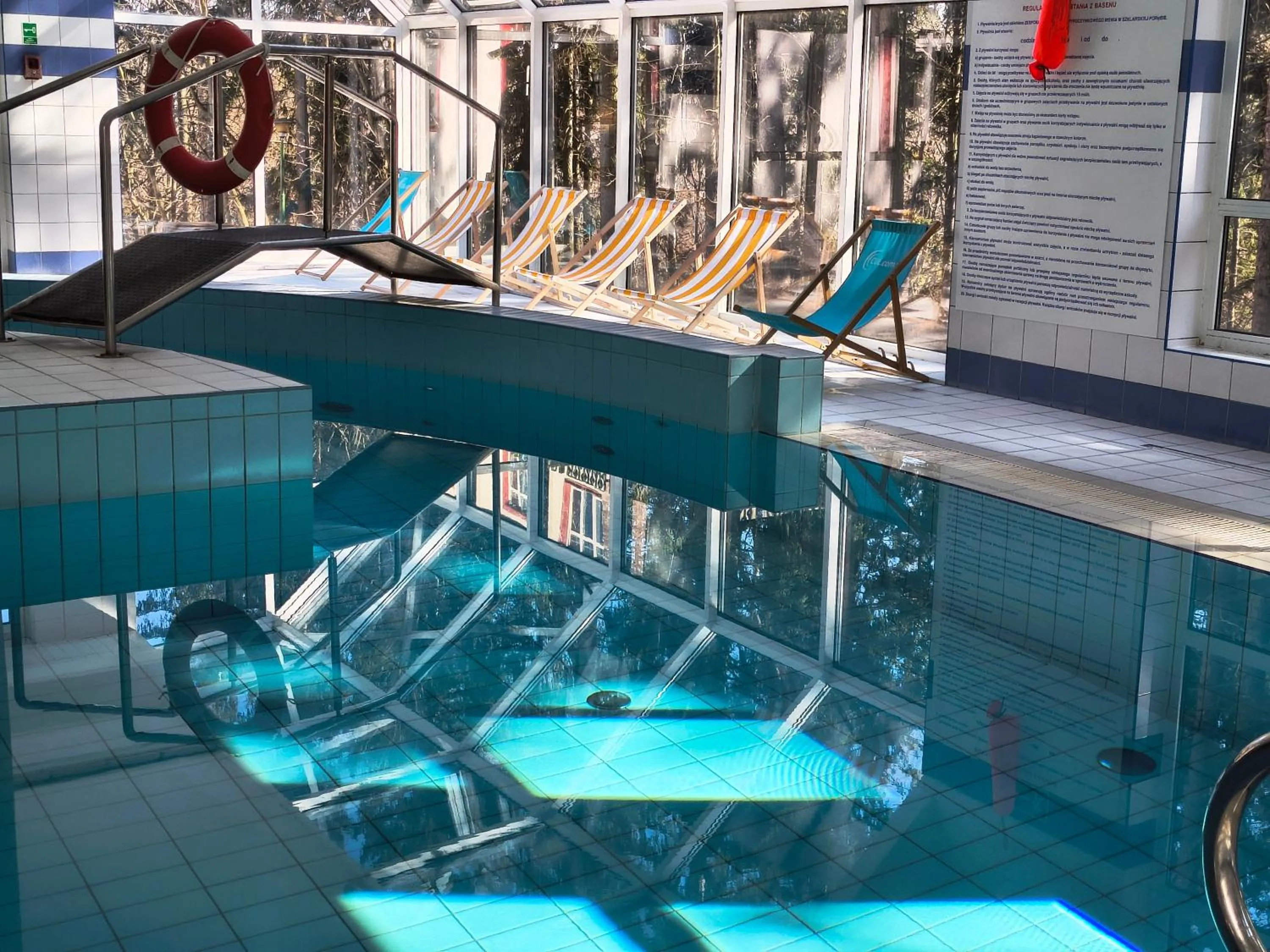 Swimming pool in Ośrodek Wypoczynkowy Olimp