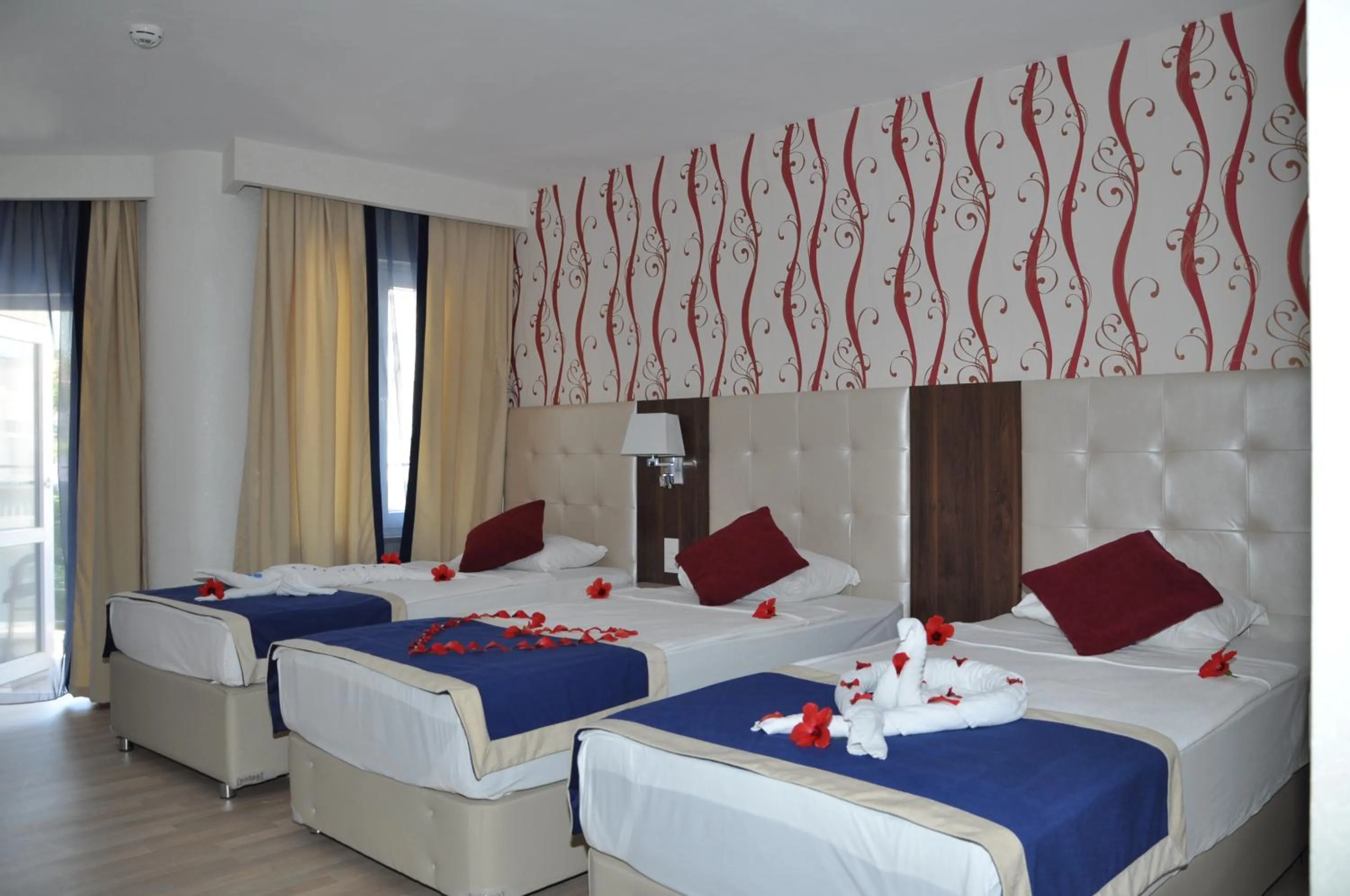 Decorative detail, Bed in Kleopatra Micador Otel