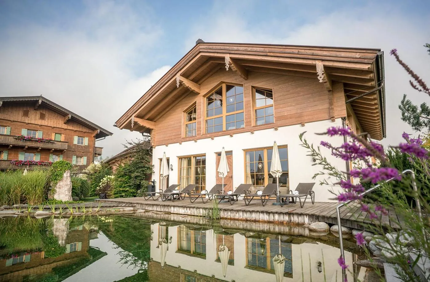 Garden view in Waidringer Hof 4 Sterne Superior