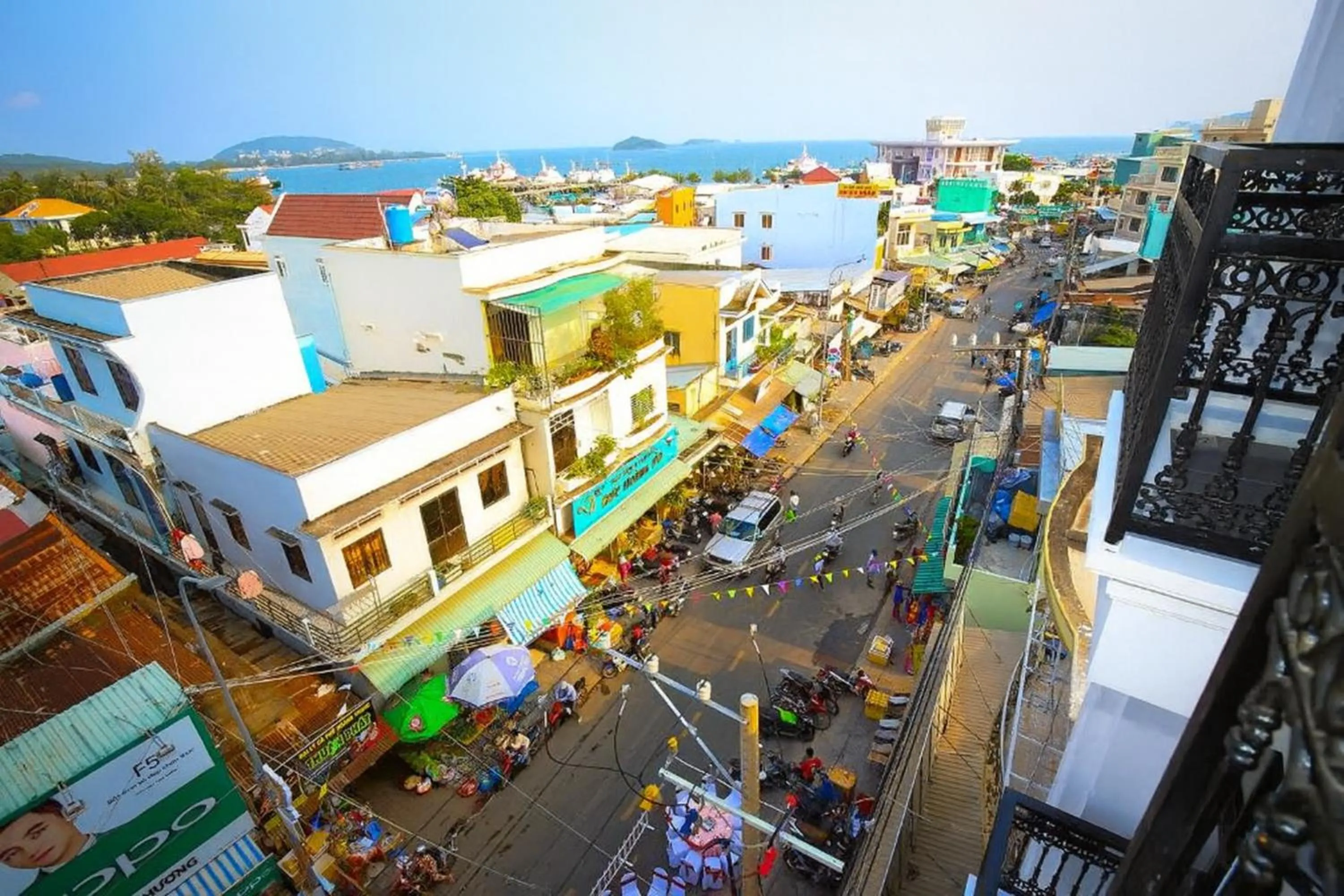 Balcony/Terrace in Thanh Vy Hotel