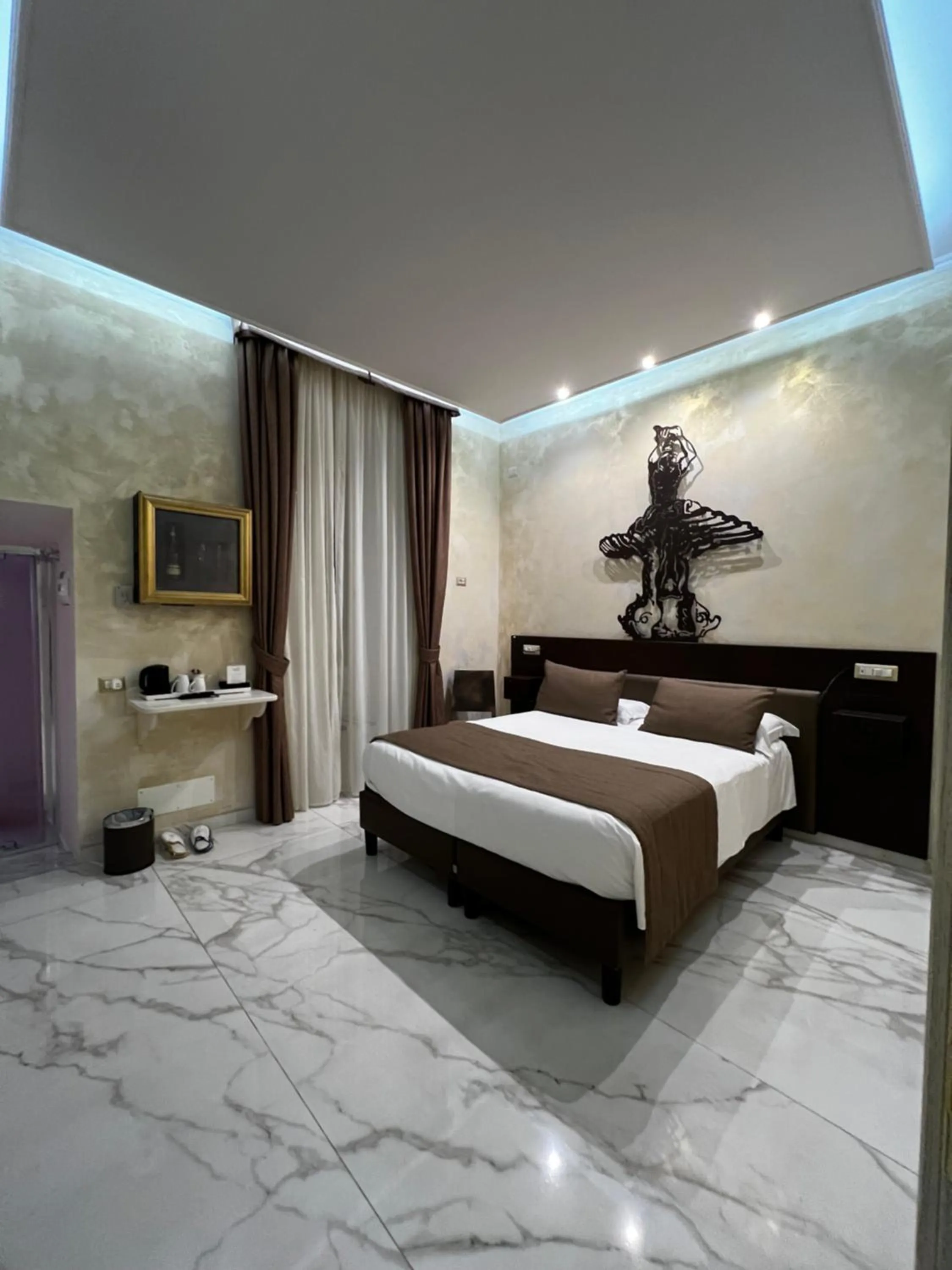 Coffee/tea facilities, Bed in Maison Tritone