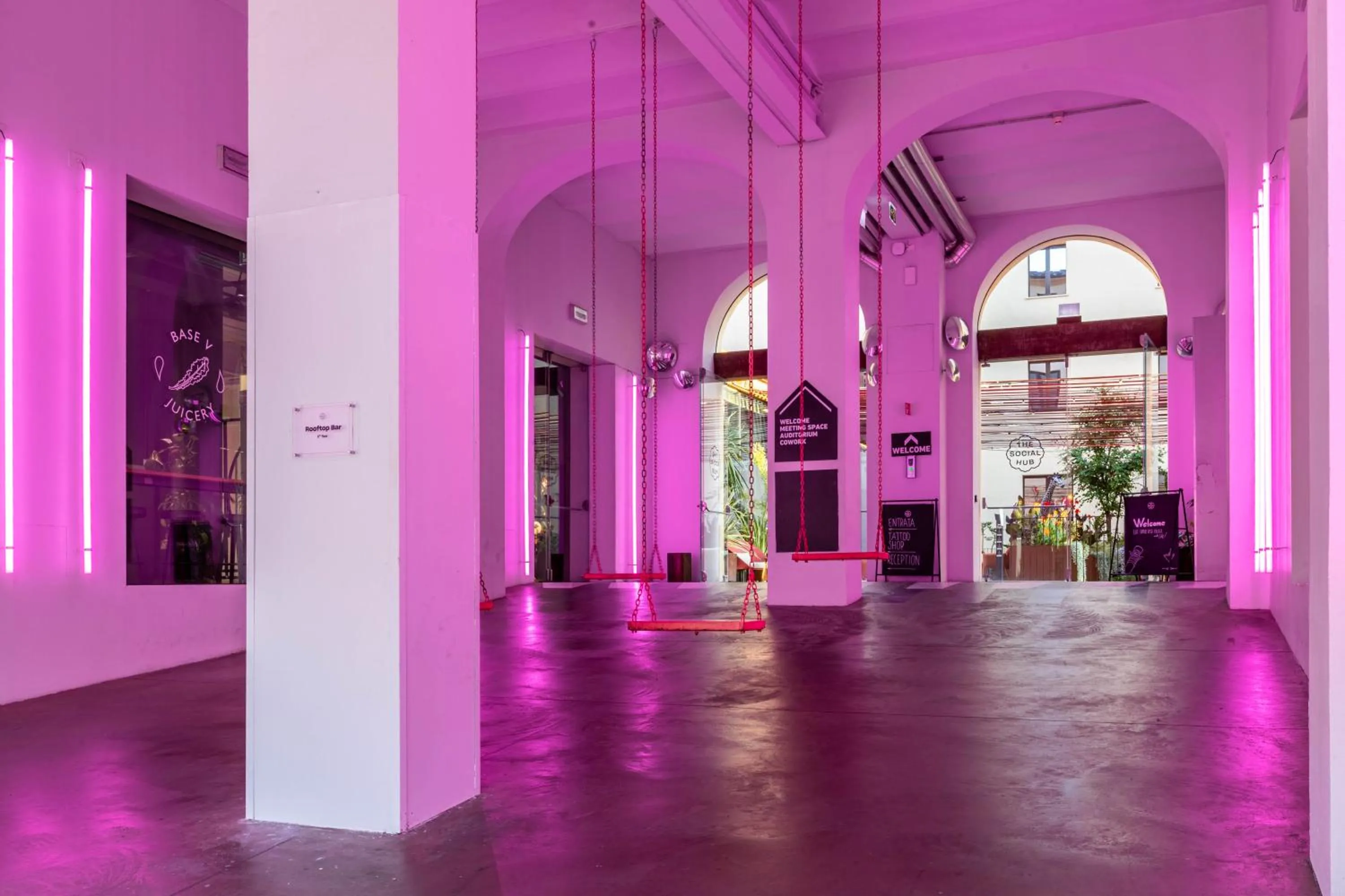 Lobby or reception in The Social Hub Florence Lavagnini