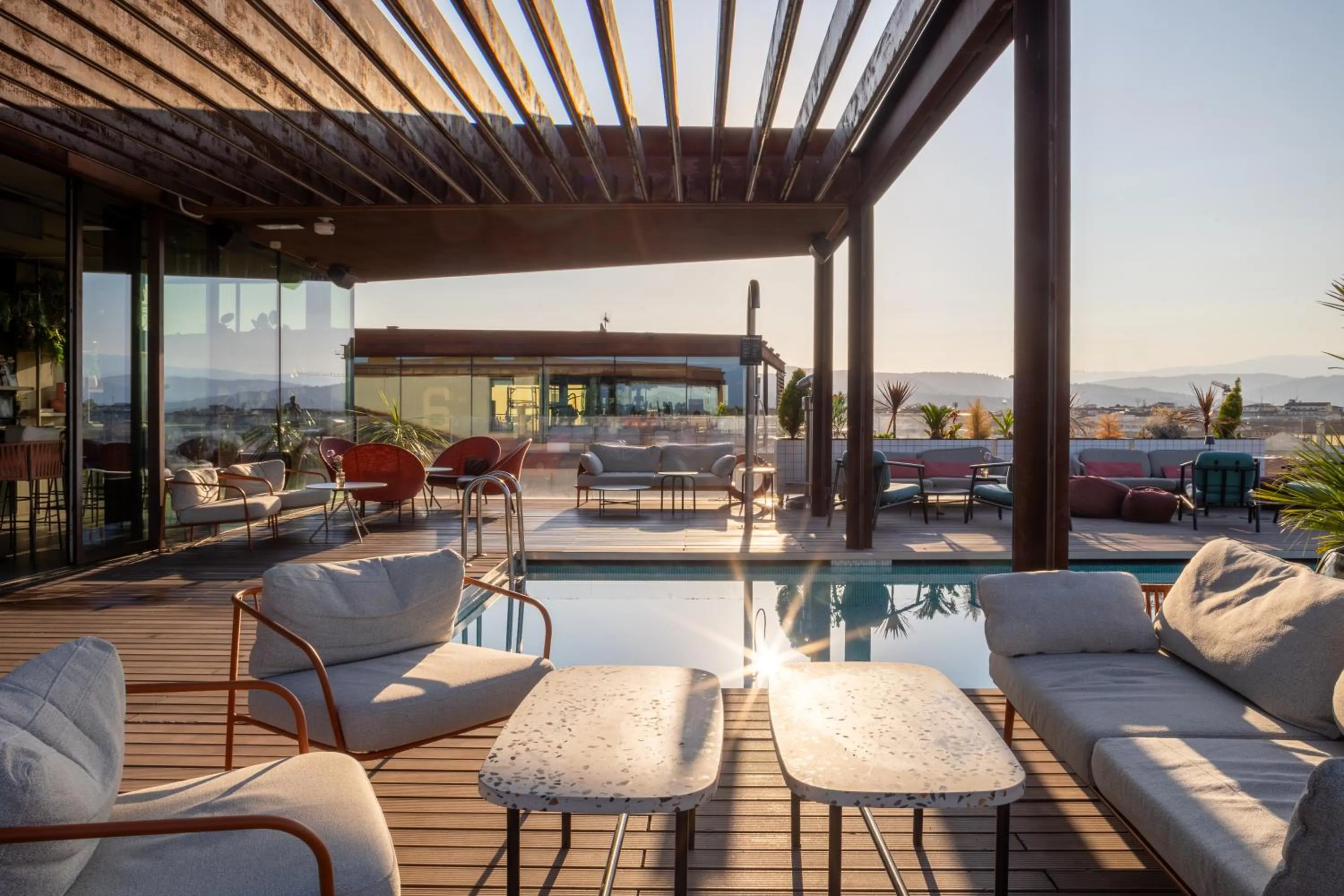 Sunset in The Social Hub Florence Lavagnini