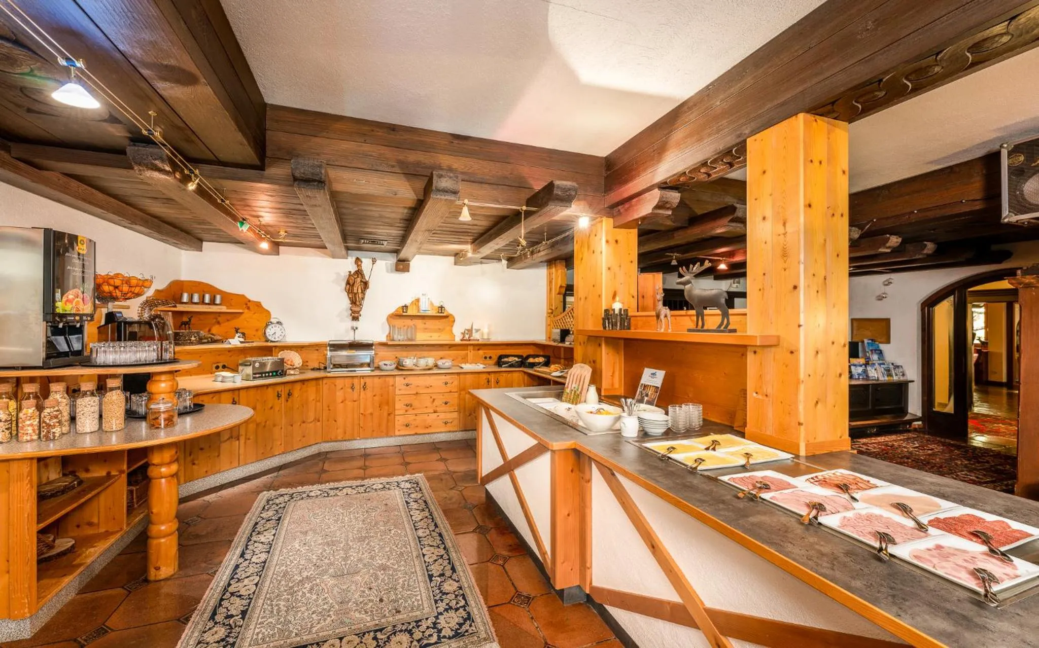 Buffet breakfast in Alpen Wohlfühlhotel Dörflwirt