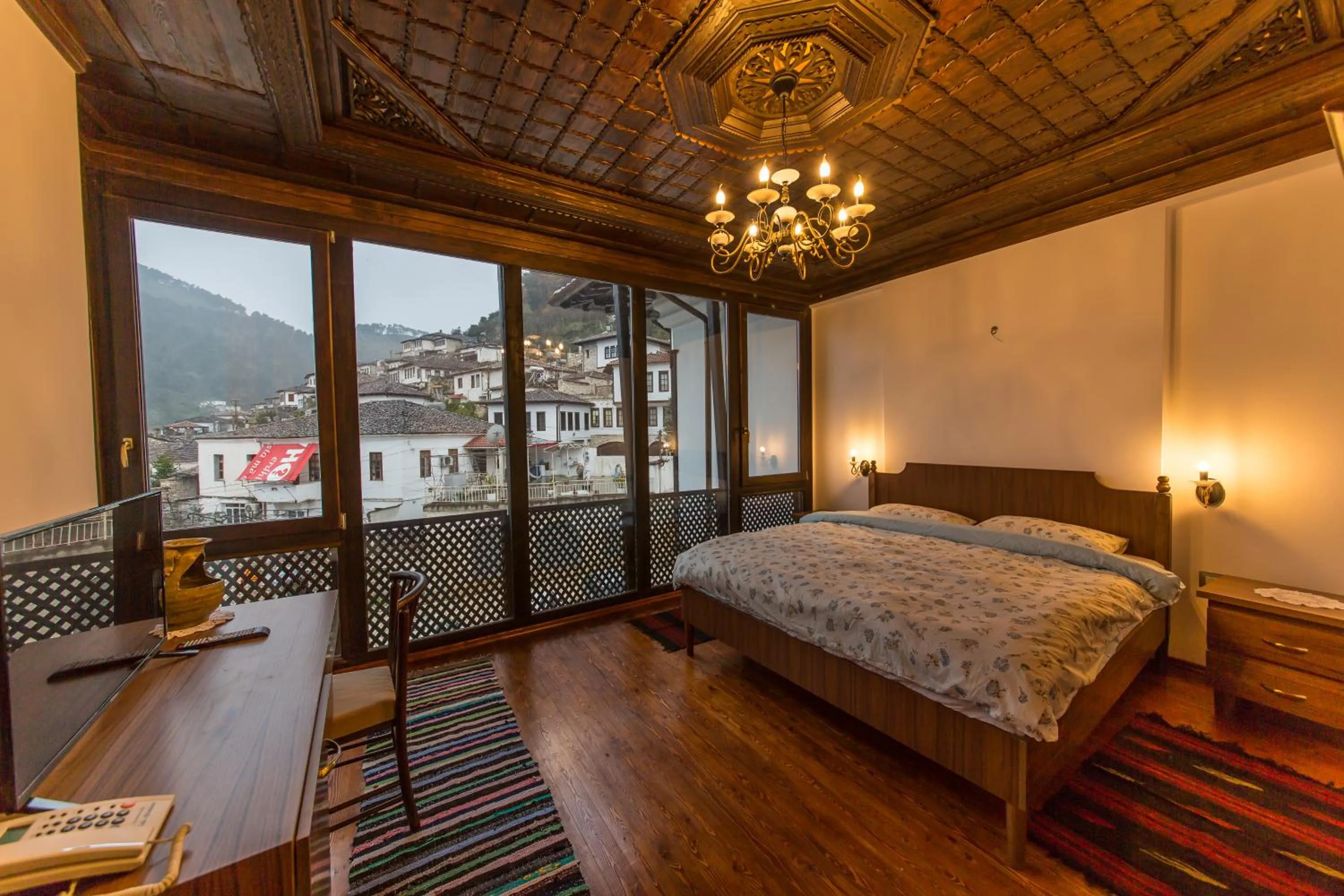 Bedroom, Bed in Hotel Onufri