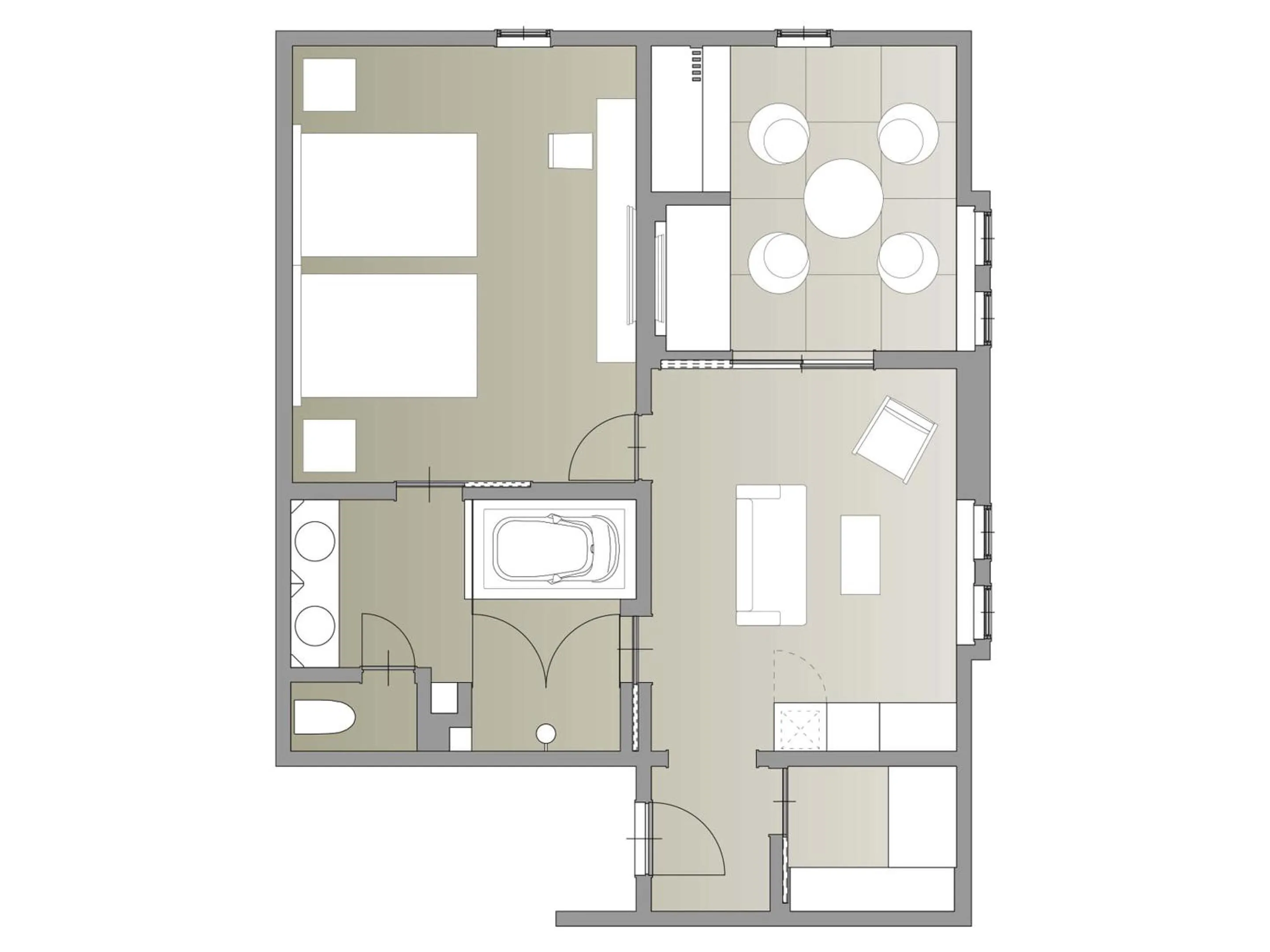 Floor plan in Le Grand Karuizawa Hotel and Resort
