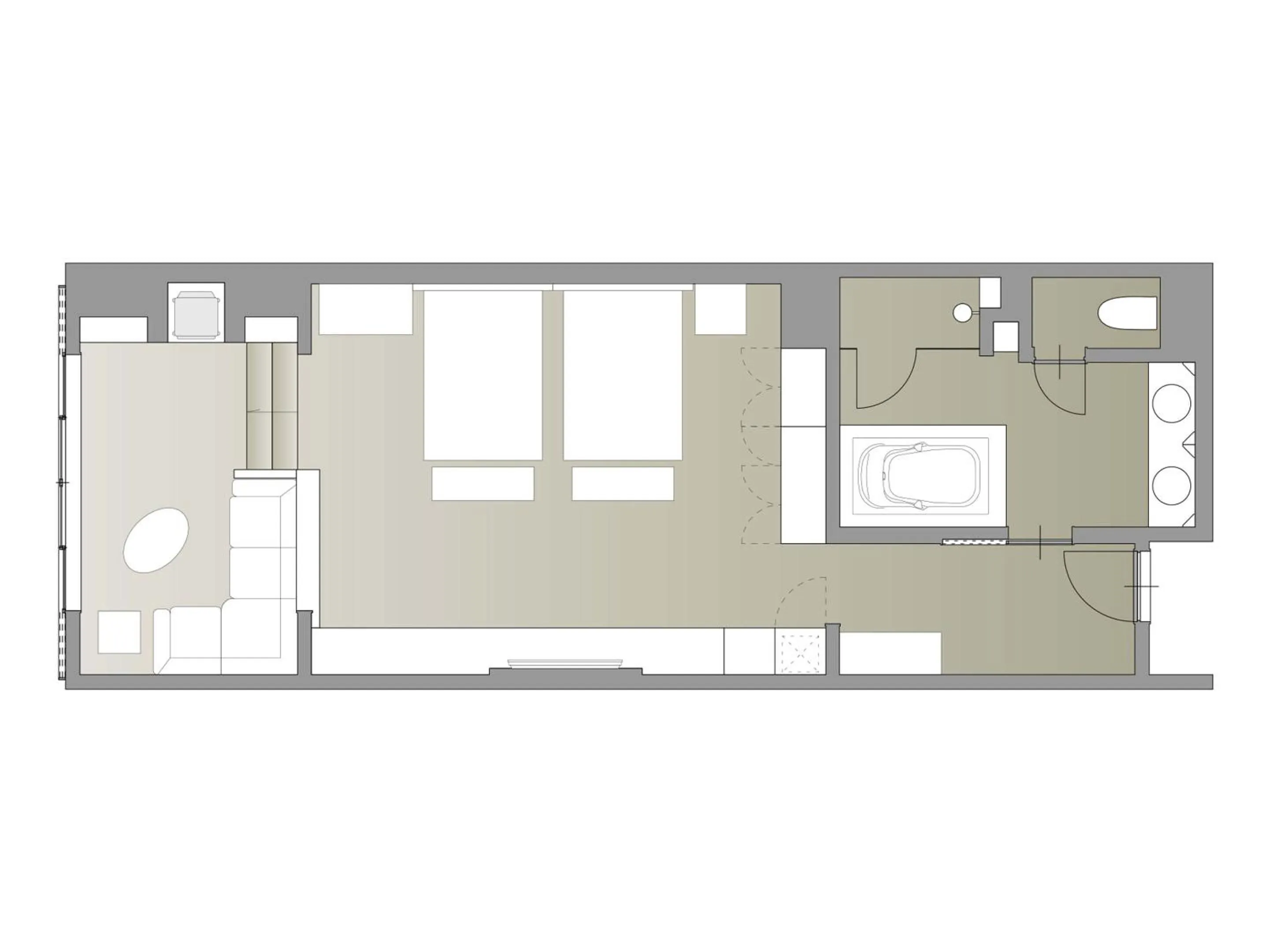 Floor plan in Le Grand Karuizawa Hotel and Resort