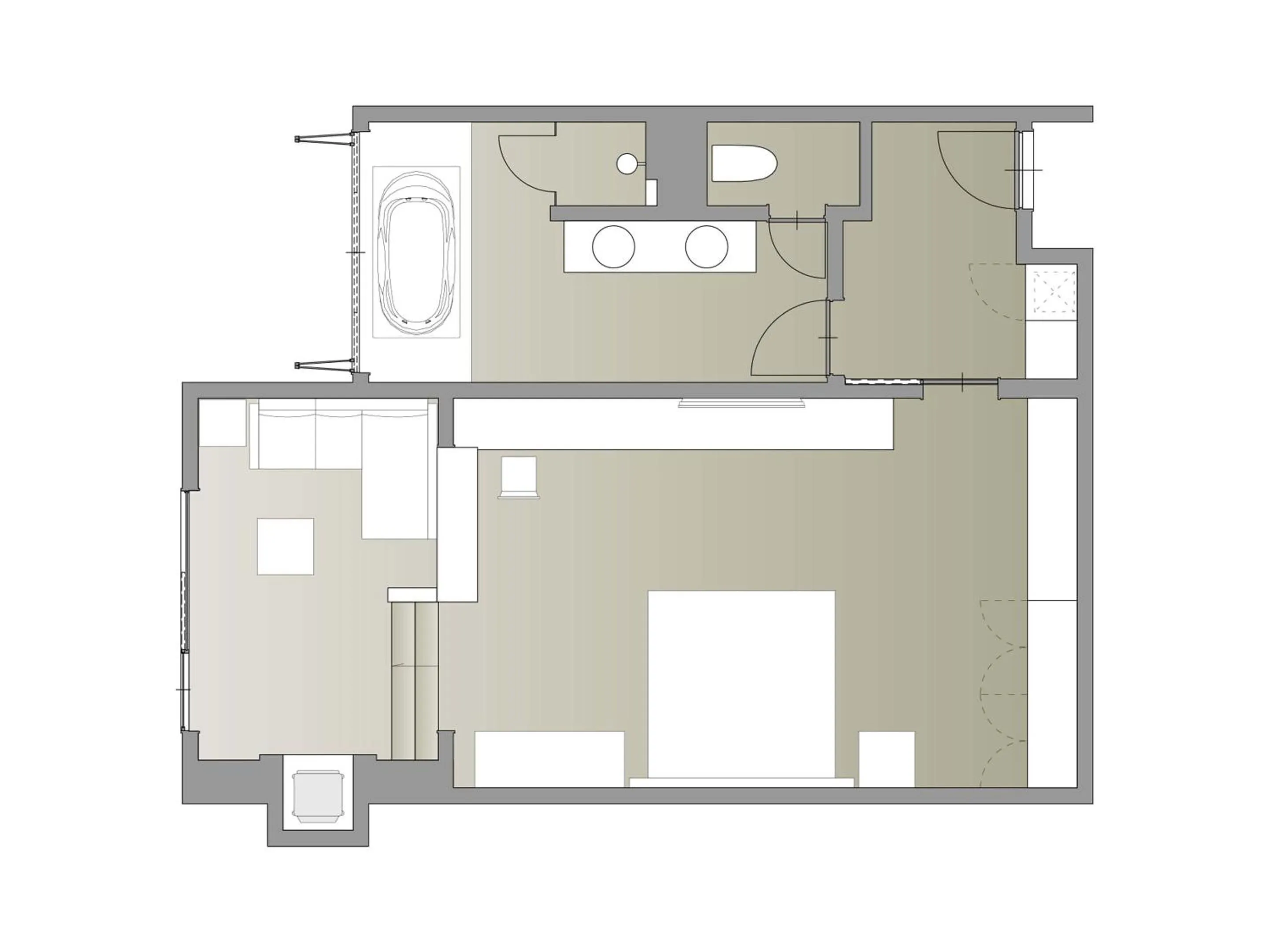 Floor plan in Le Grand Karuizawa Hotel and Resort