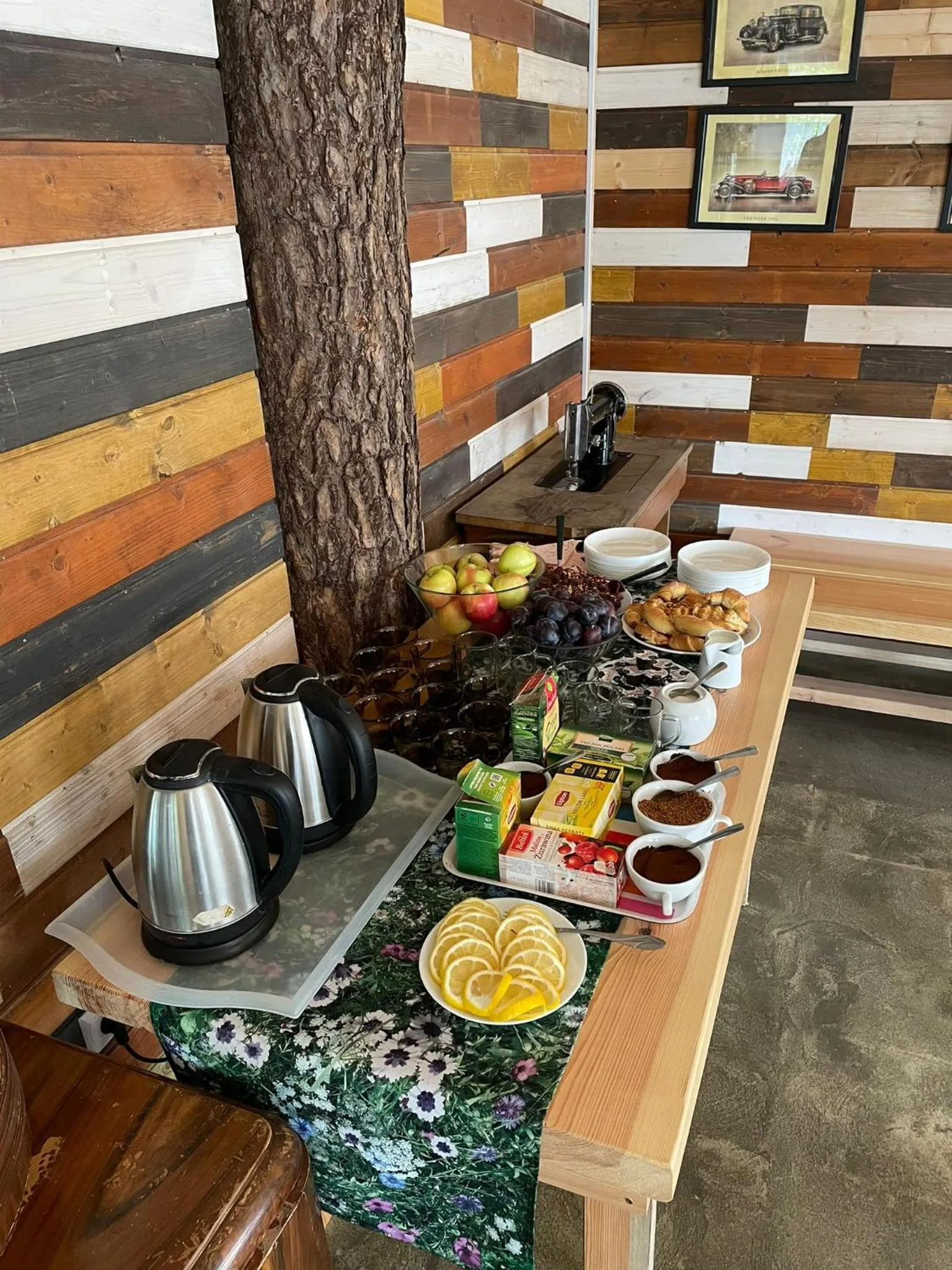 Kitchen or kitchenette in Wypoczynek Hnatczak