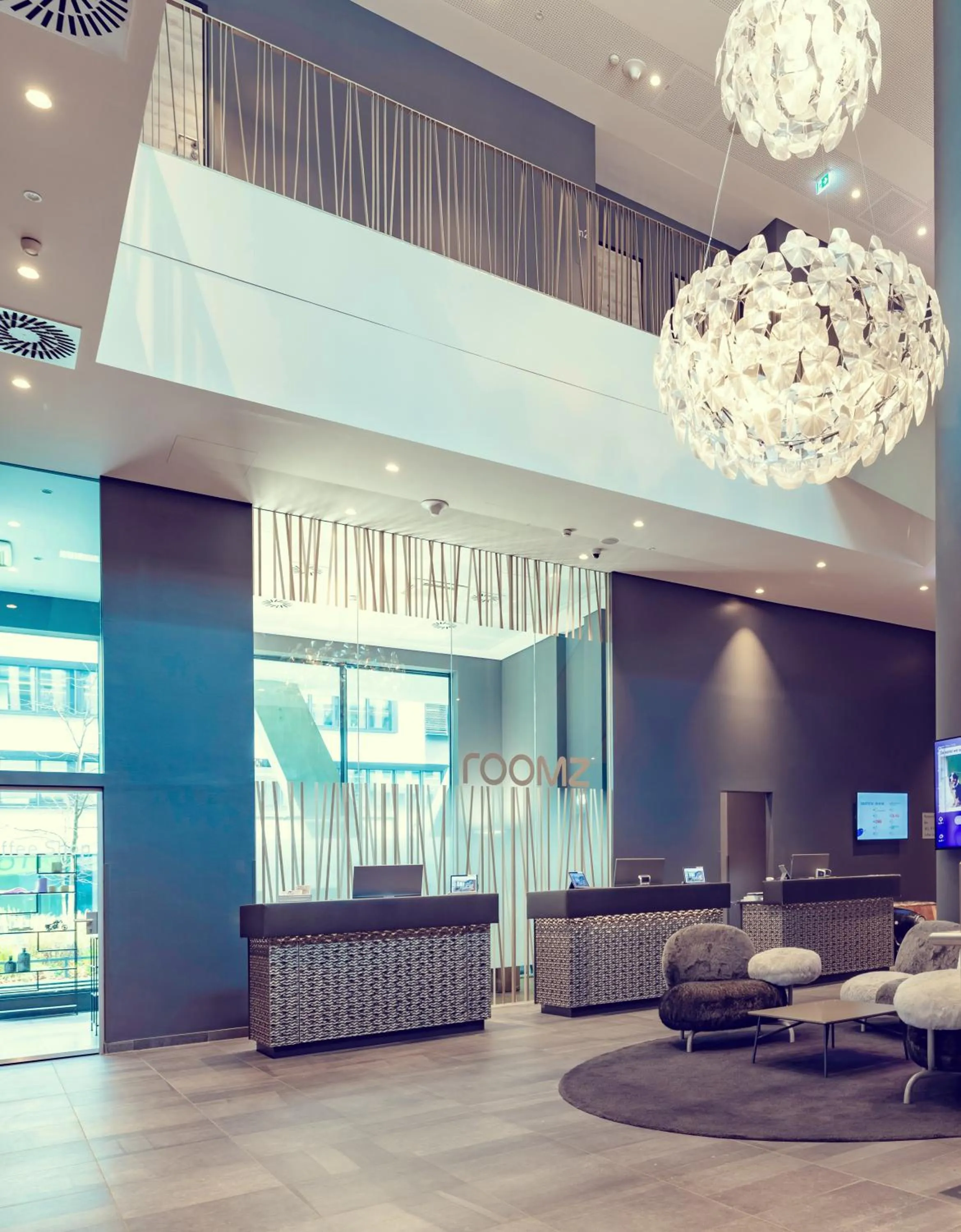Lobby or reception in roomz hotel & conference center vienna prater