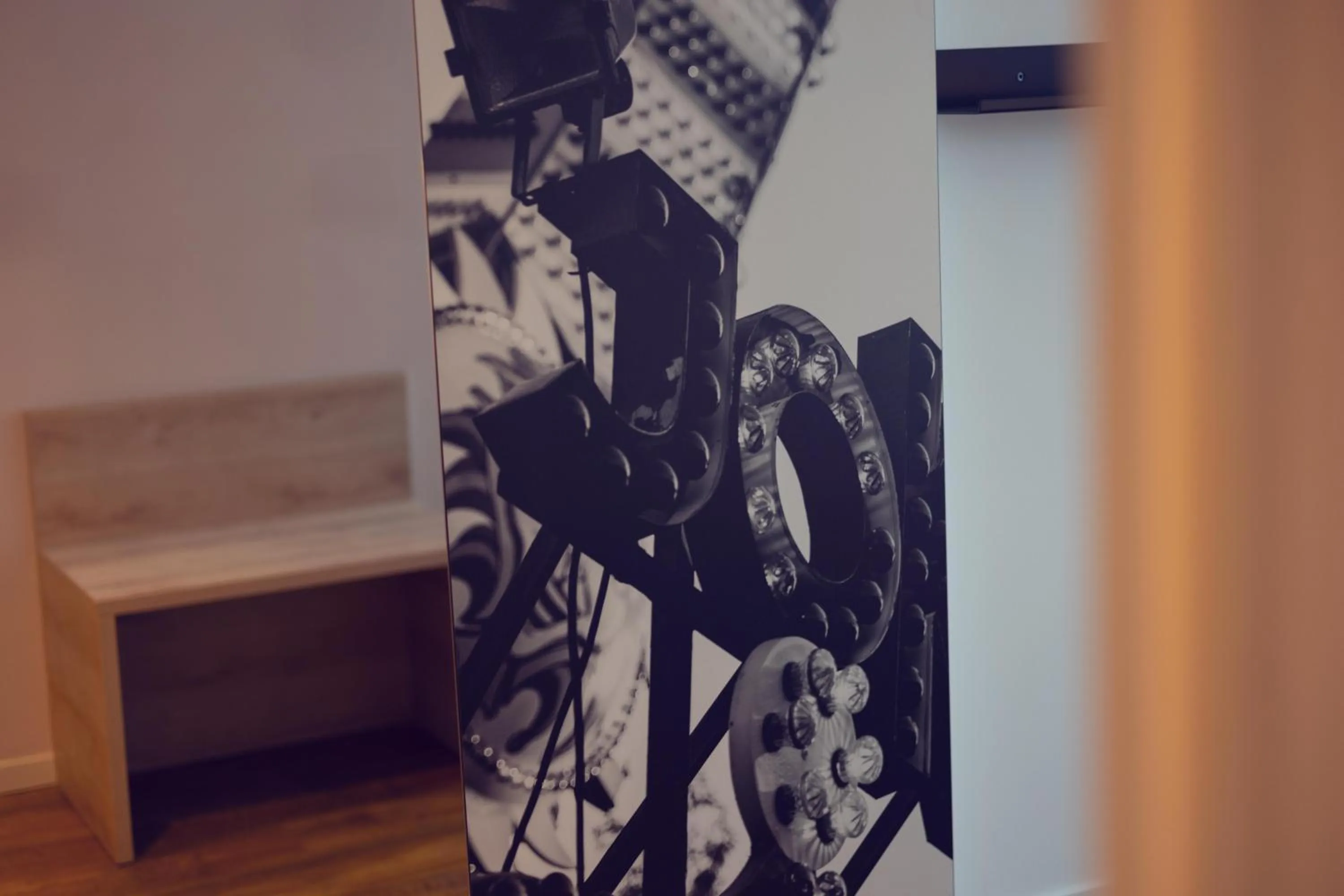 Decorative detail in roomz hotel & conference center vienna prater