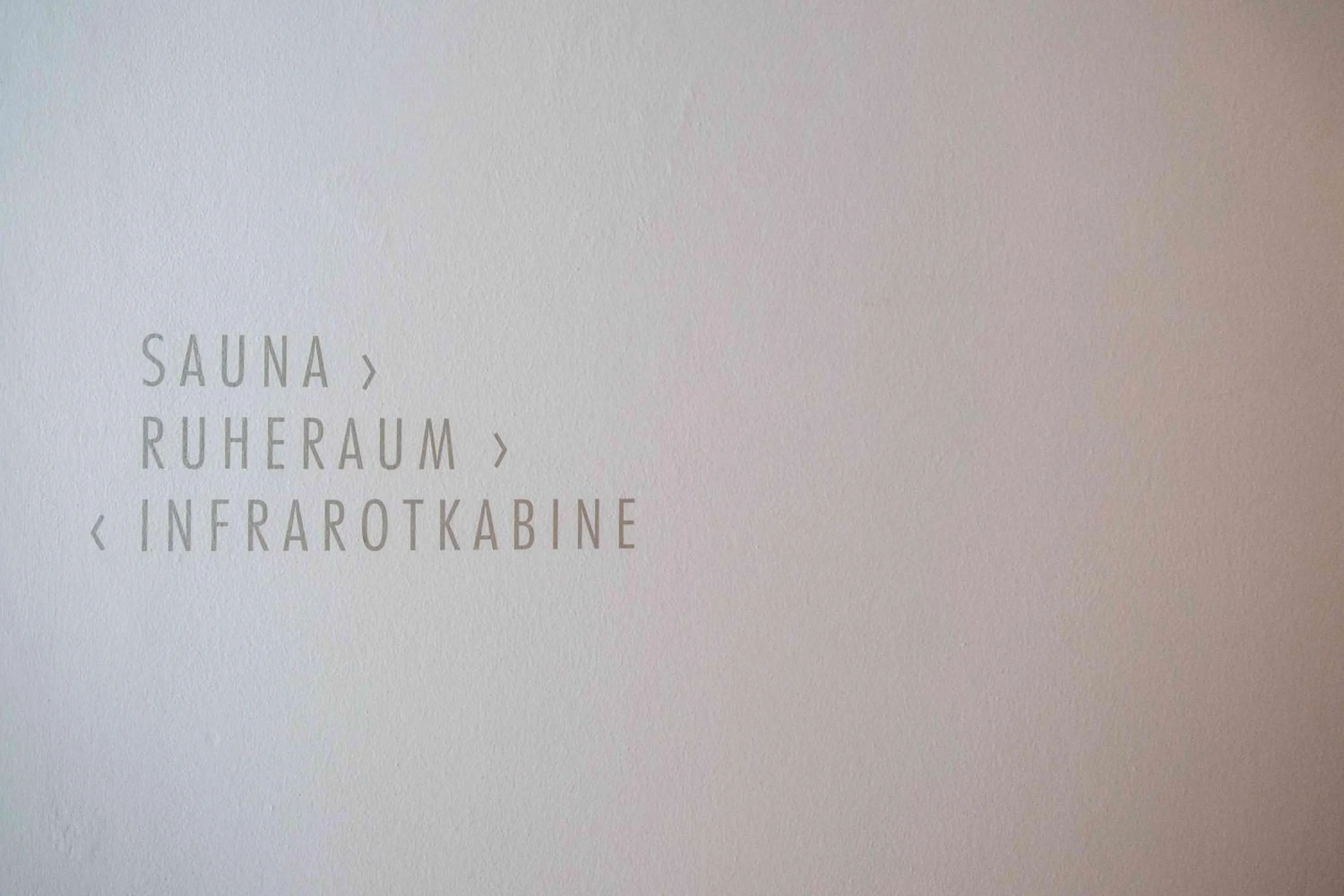 Sauna in Pension An Der Linde