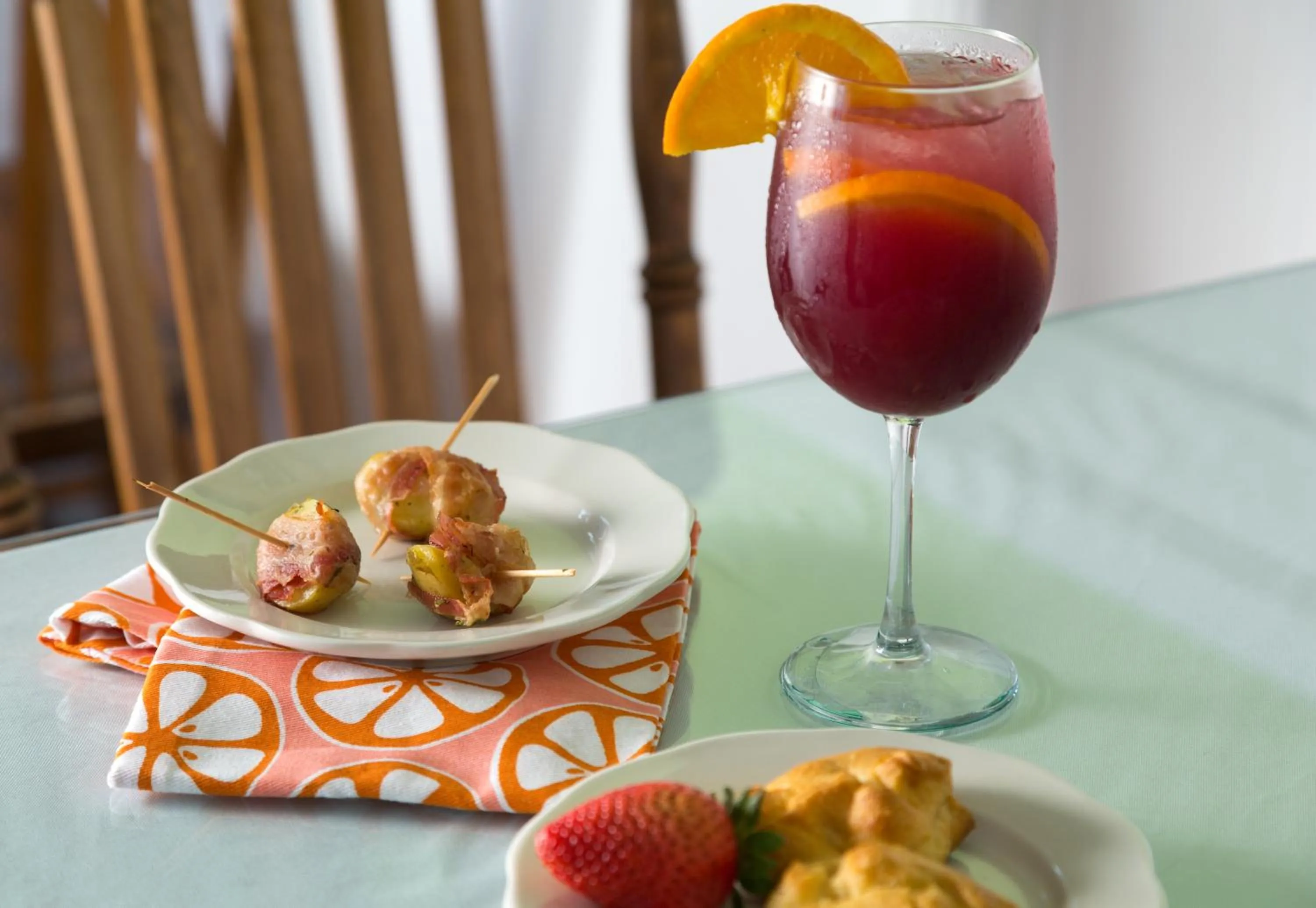 Food close-up in Bayfront Marin House