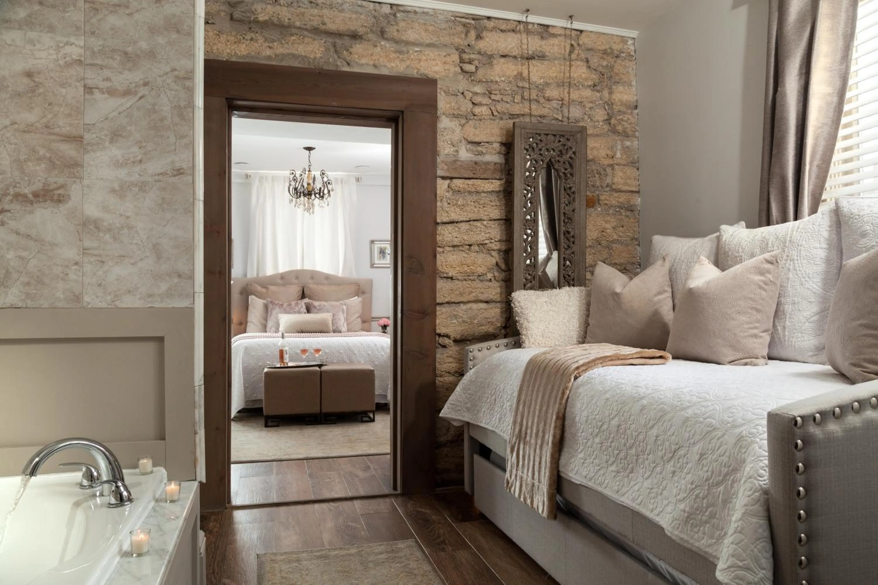 Bed in Bayfront Marin House