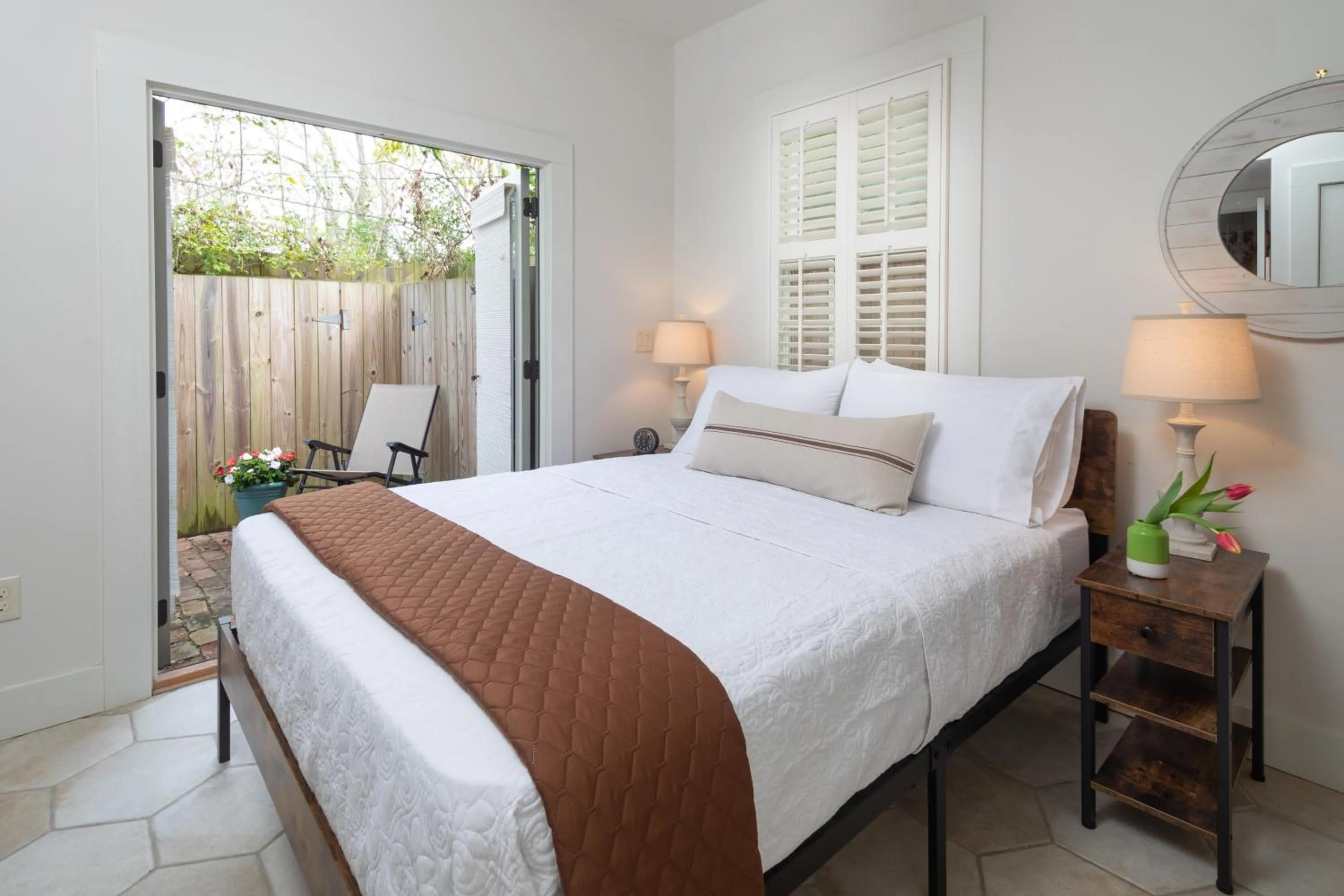 Bed in Bayfront Marin House