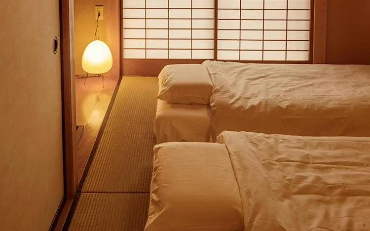Bed in ZEN&BED Bogetsu-An