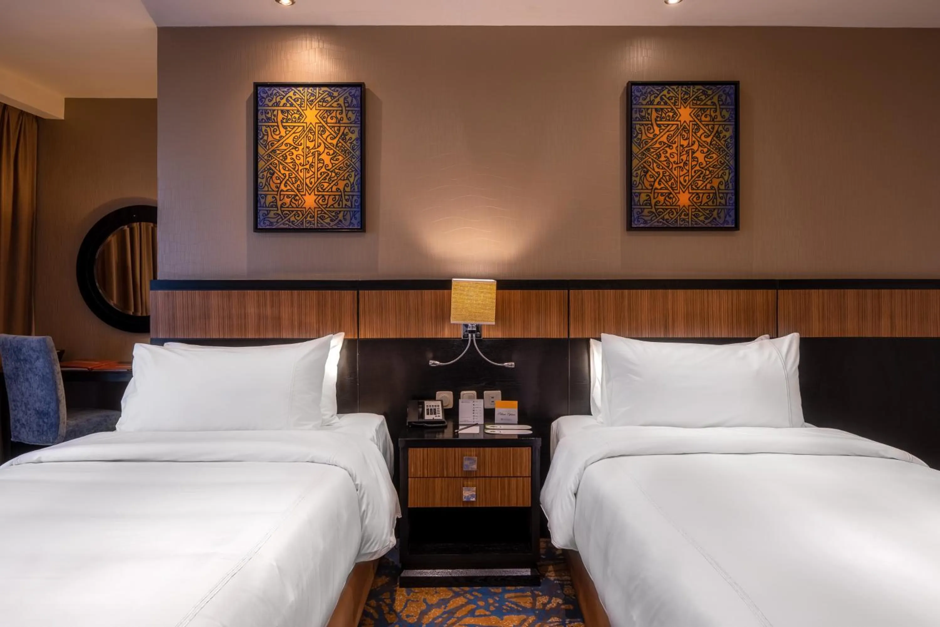 Bed in Al Ghufran Safwah Hotel Makkah