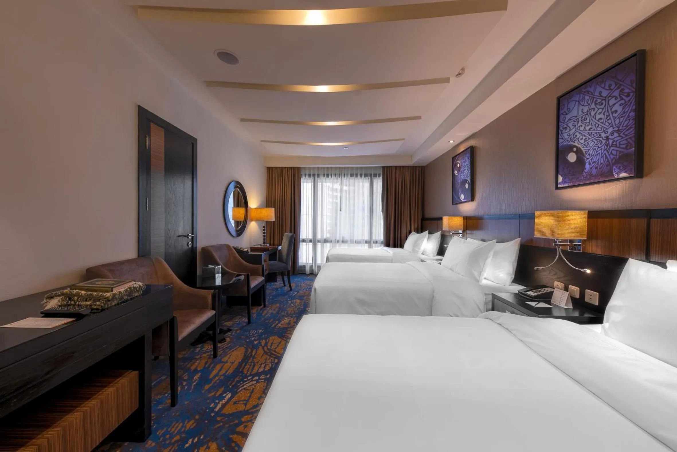 Bed in Al Ghufran Safwah Hotel Makkah