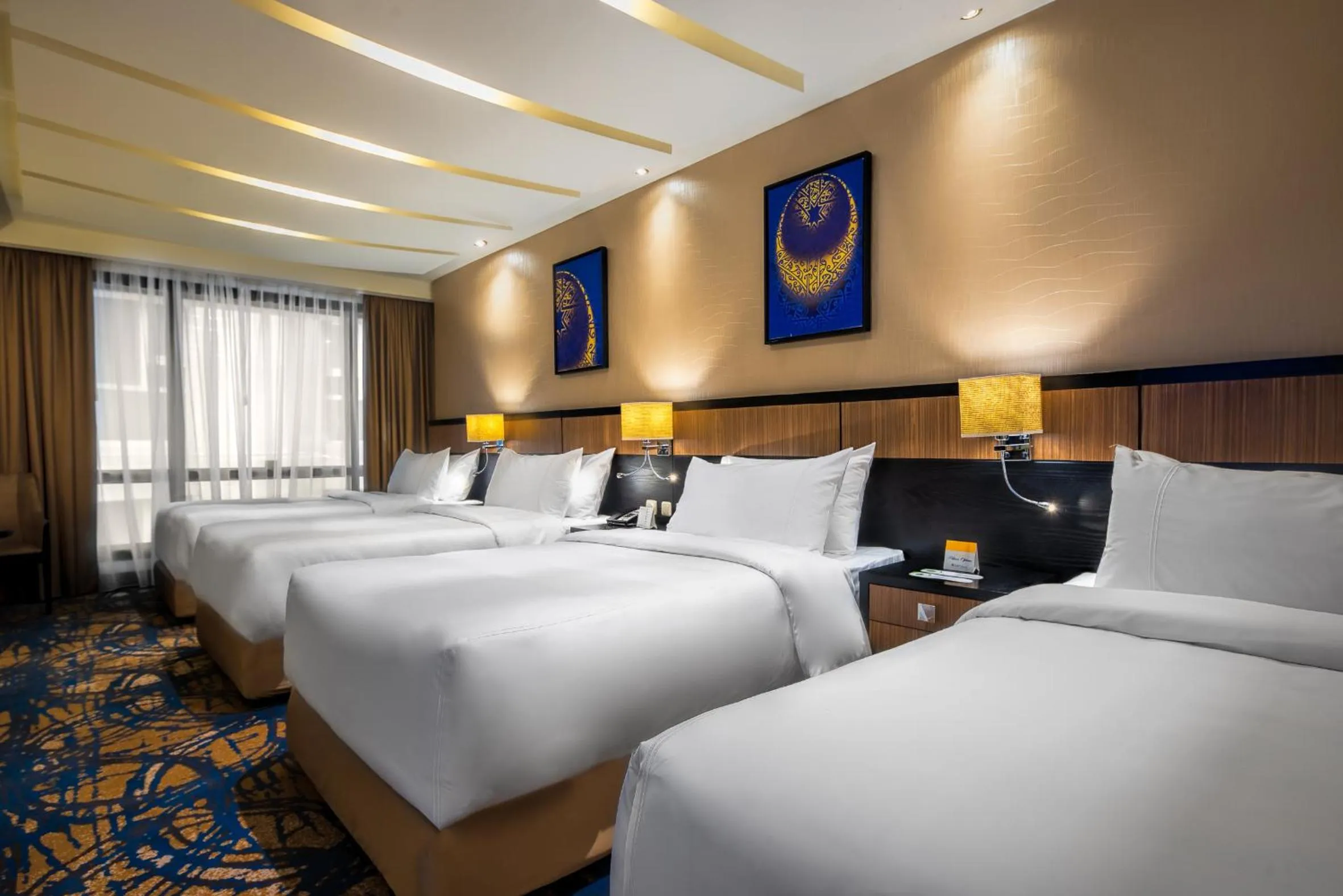 Bed in Al Ghufran Safwah Hotel Makkah