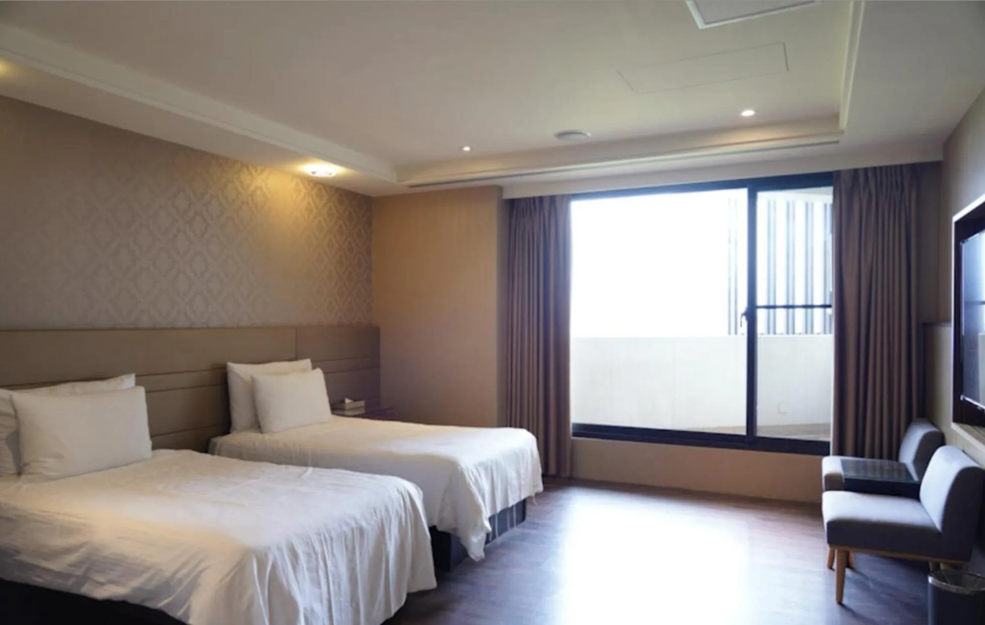 Bed in 覓玥精品時尚旅館 Mi Yue Boutique Motel