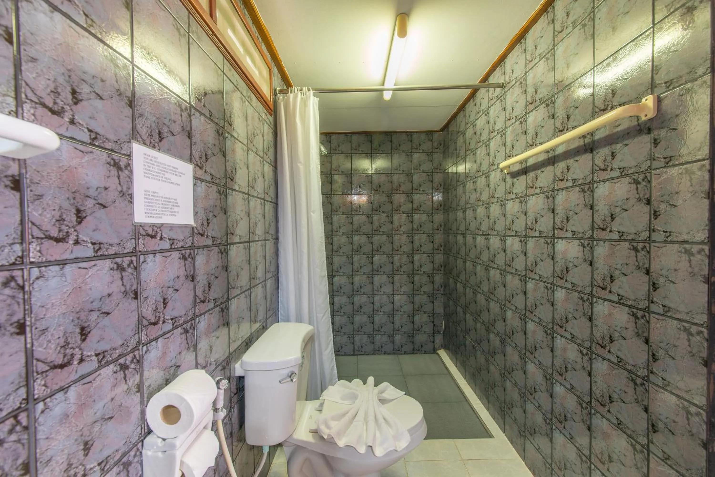 Shower in Panda Hotel