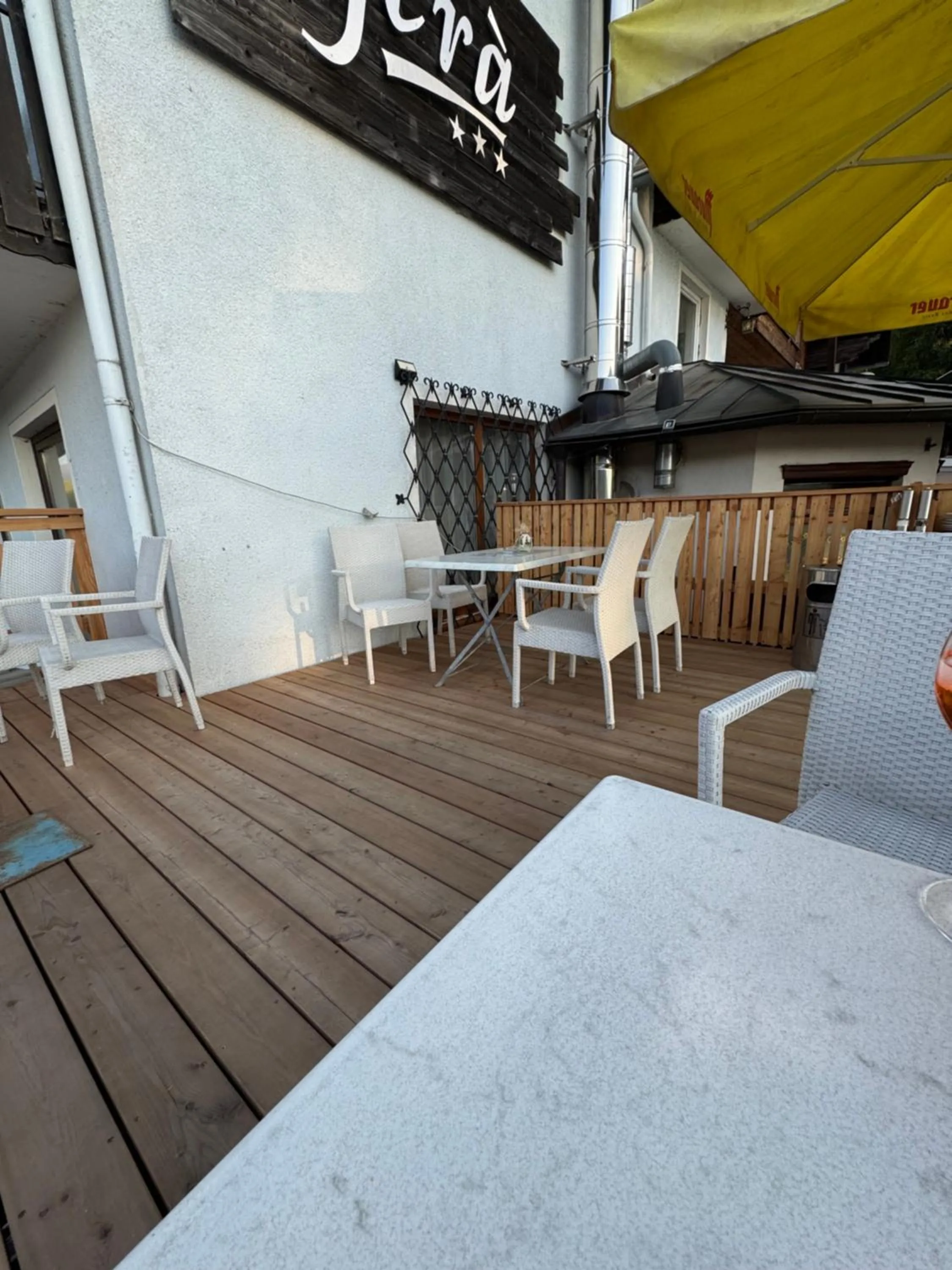 Patio in Jerà am Furtnerteich Hotel-Ristorante&Relax