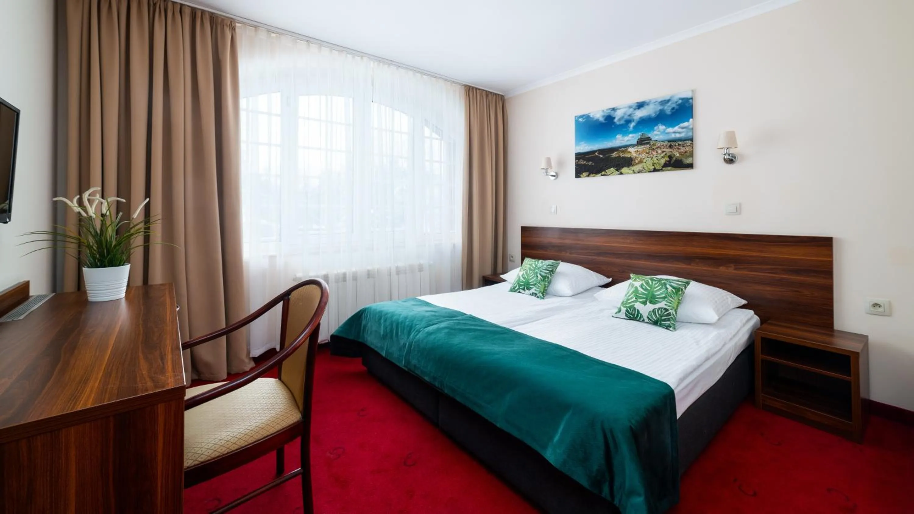 Bed in Leśny Dwór Karpacz Piekarnia Mio Padre Restauracja Mamma Mia