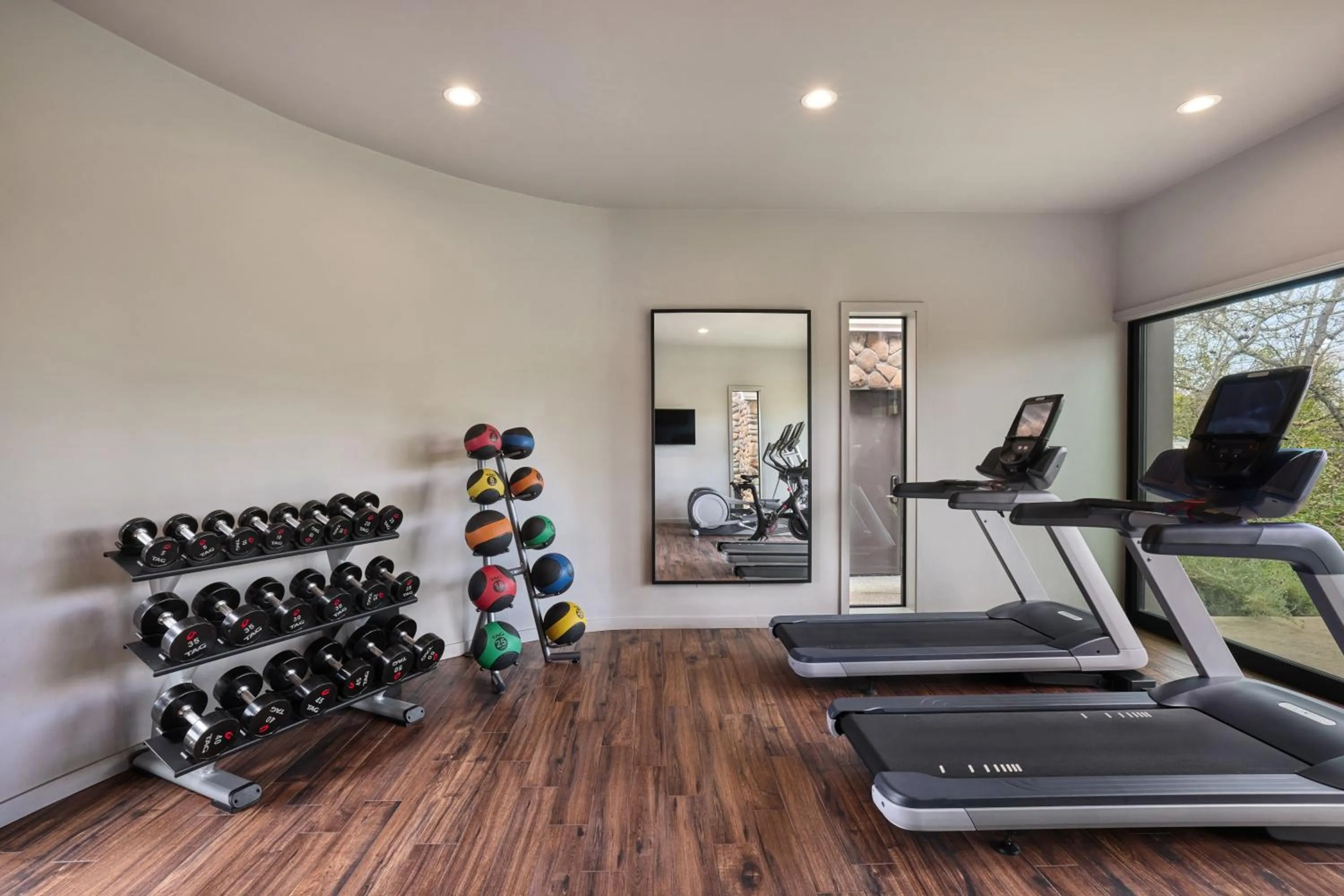 Fitness centre/facilities in Hotel Yountville