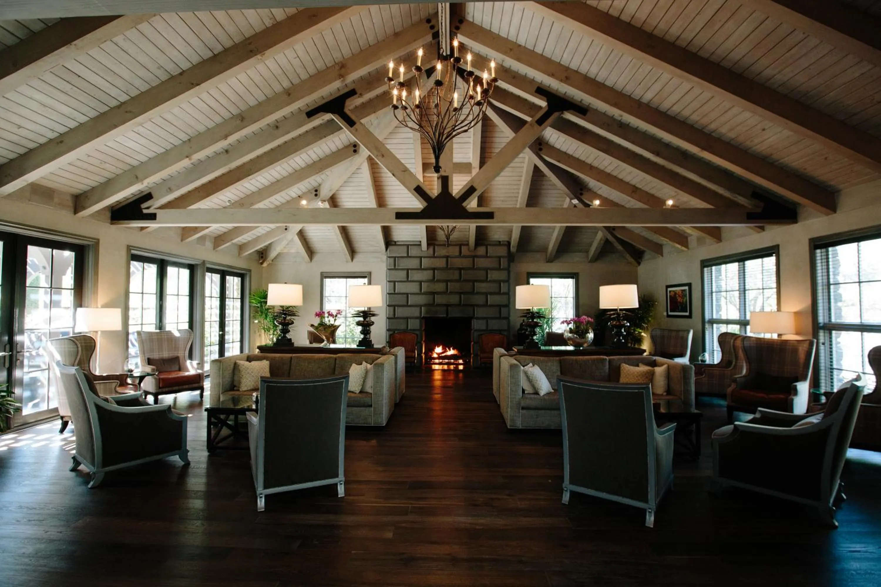 Seating area in Hotel Yountville