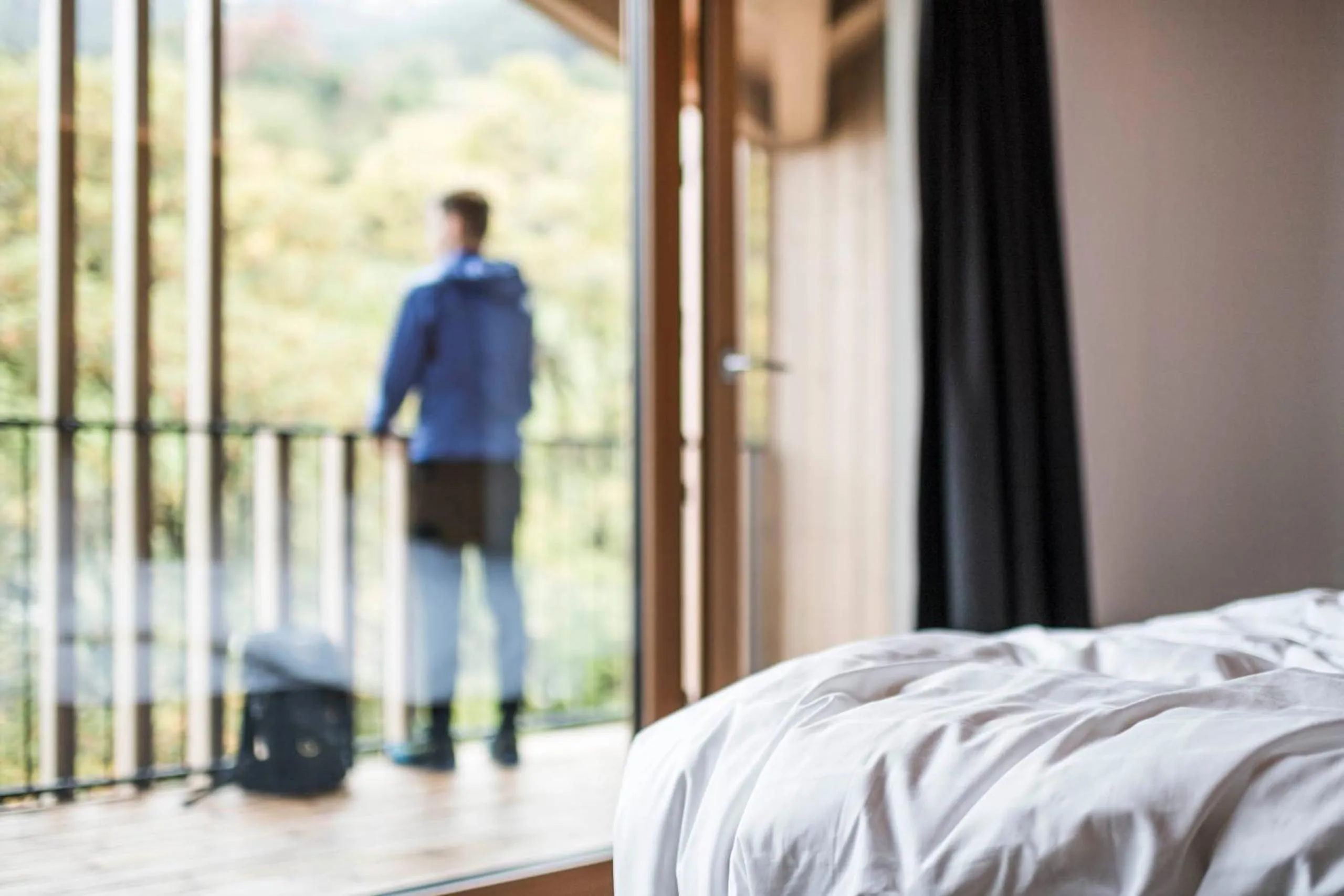 View (from property/room), Bed in Alpinhotel Vajolet - Adults only